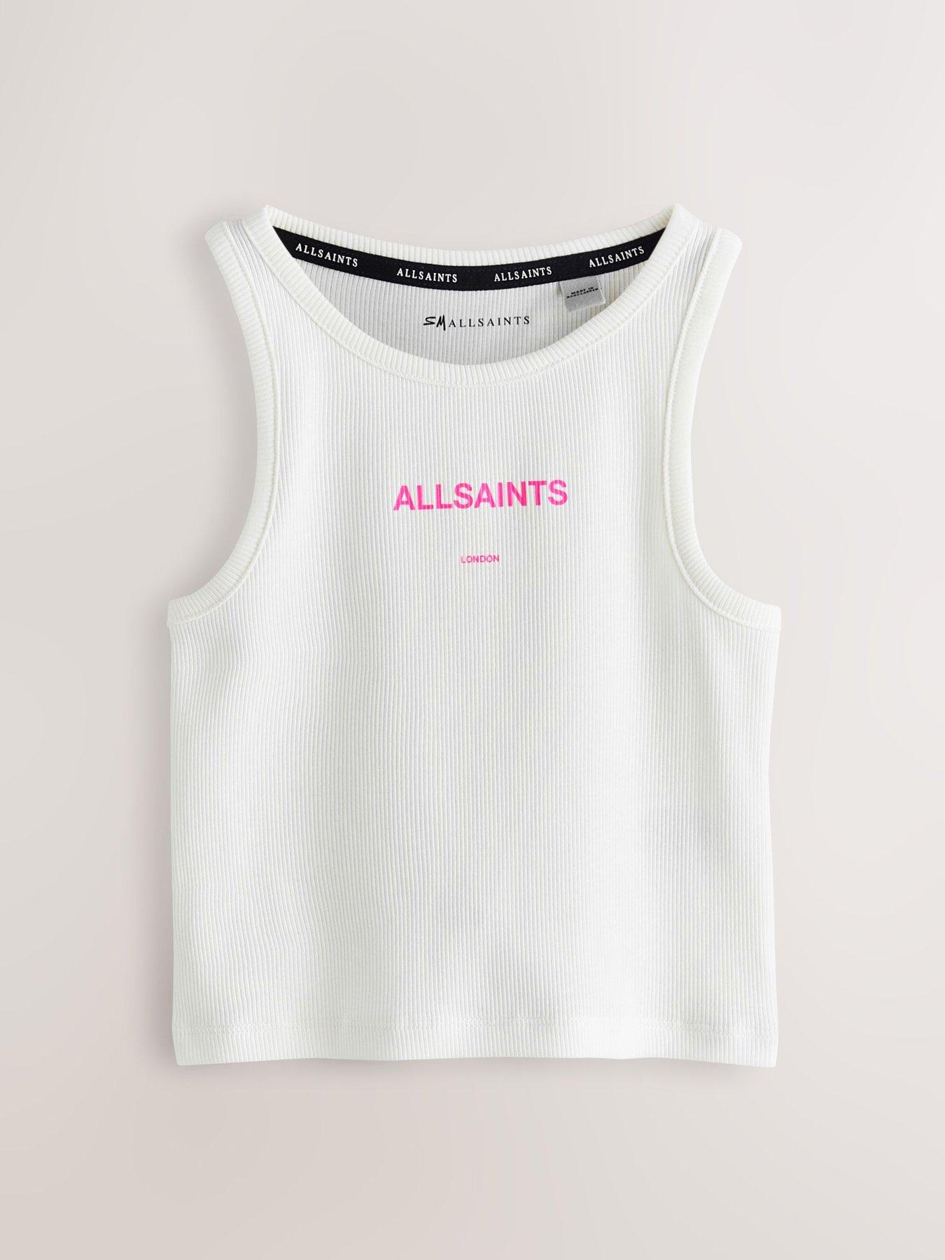 Image 4 of 6 of smALLSAINTS Girls Logo Ribbed Vests 3 Pack - Multi