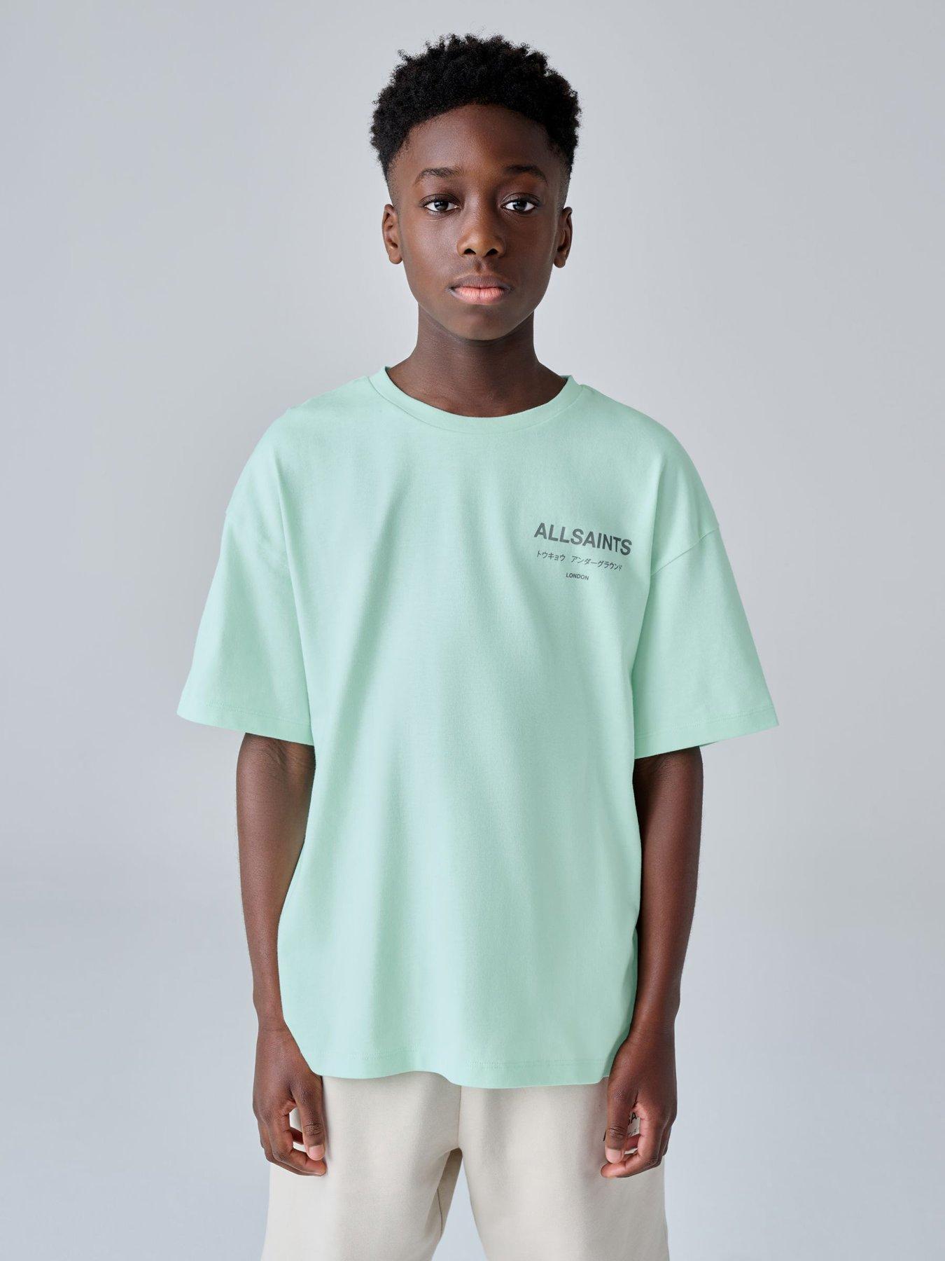 smALLSAINTS Older Boys Underground Logo T-Shirt - Light Green