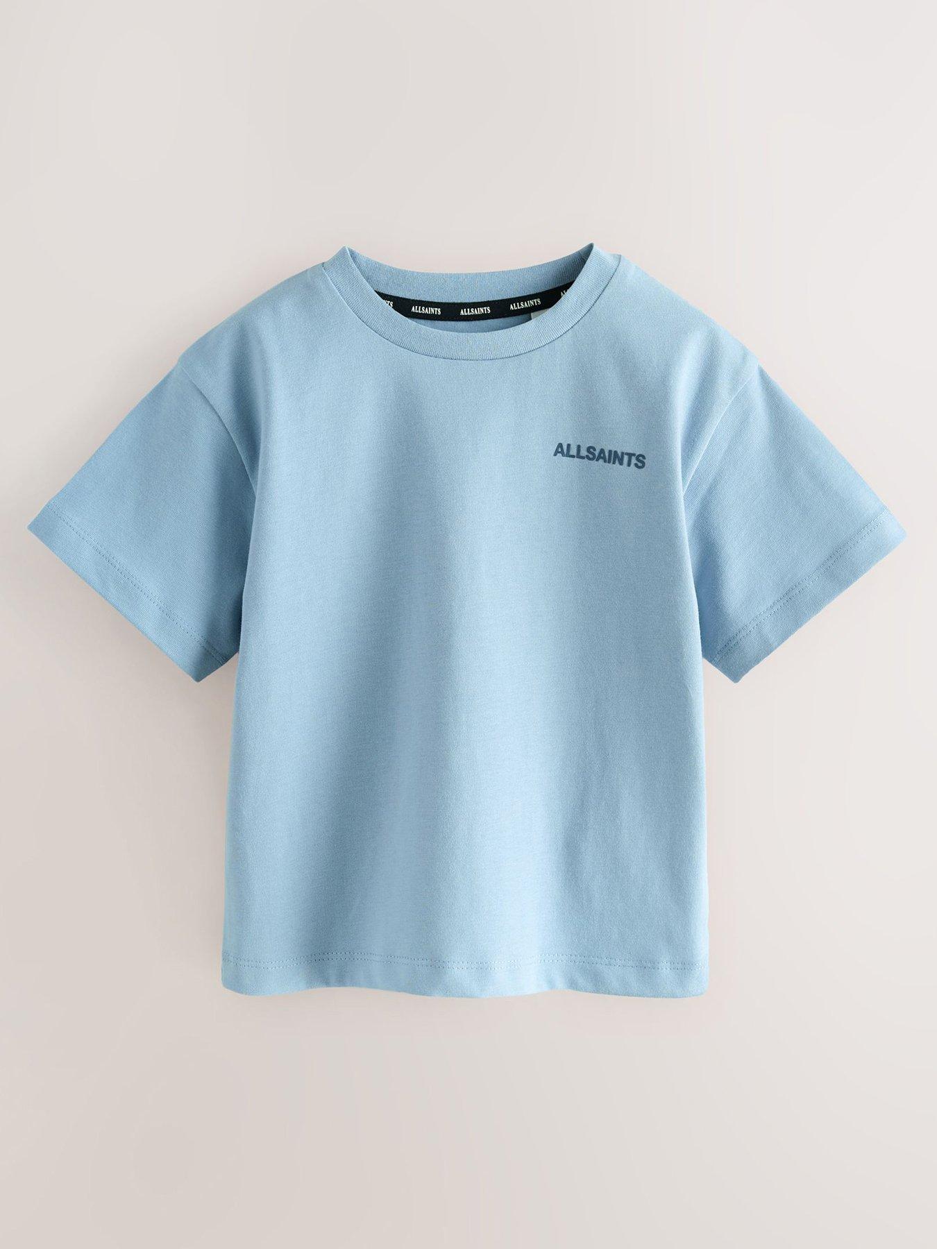 Image 2 of 7 of smALLSAINTS Younger Boys 3 Pack Logo T-Shirts - Blue