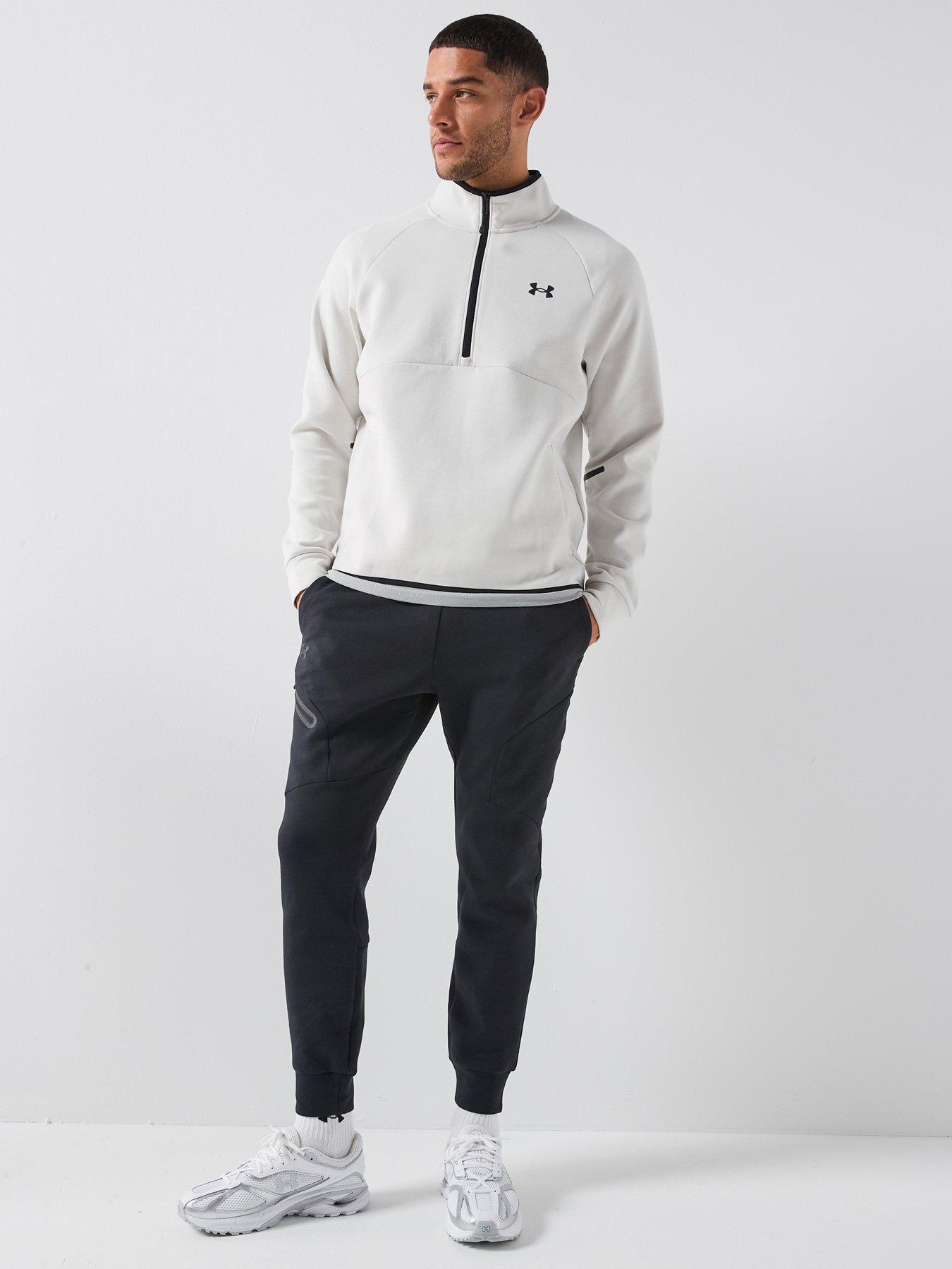 under-armour-mens-training-unstoppable-fleece-12-zip-whitedetail