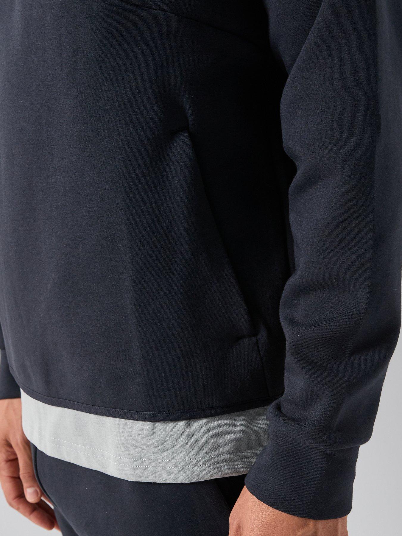 under-armour-mens-training-unstoppable-fleece-12-zip-blackdetail