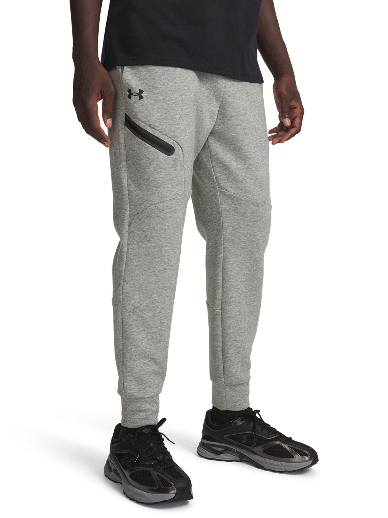 UNDER ARMOUR Mens Training Unstoppable Fleece Jogger - Grey