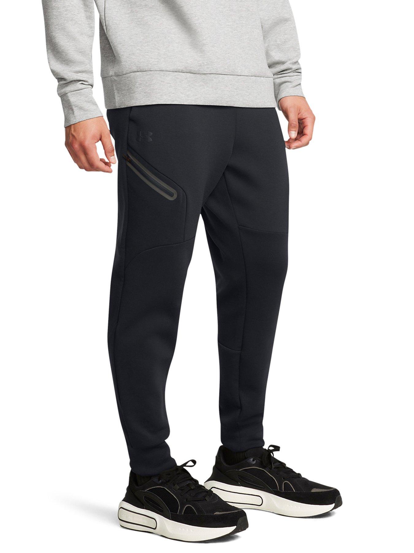 under-armour-mens-training-unstoppable-fleece-jogger-blackfront