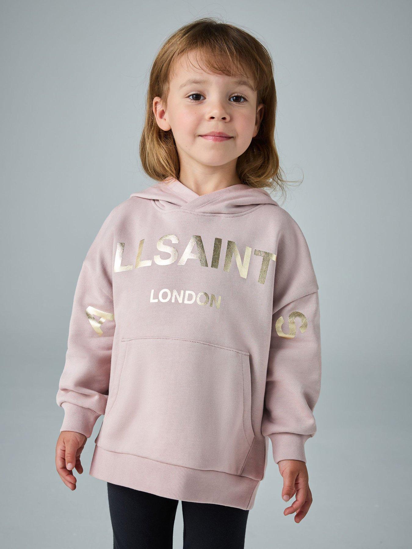 smALLSAINTS Younger Girls Graphic Letter Hoodie - Pink