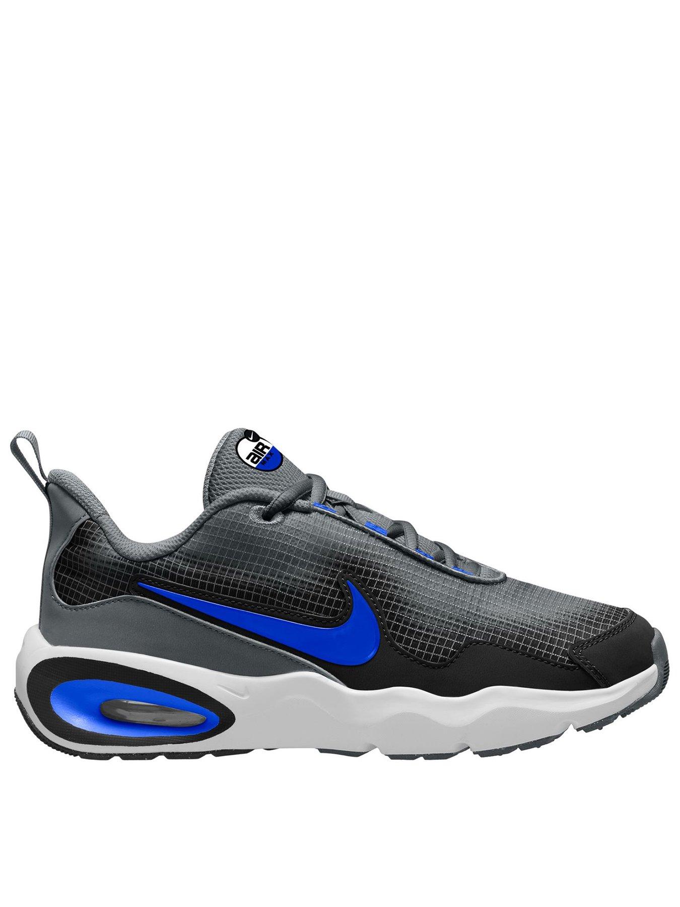 Nike Big Kids' Shoes Air Max Nova - Grey in Smoke Grey/ Blue-Black-White