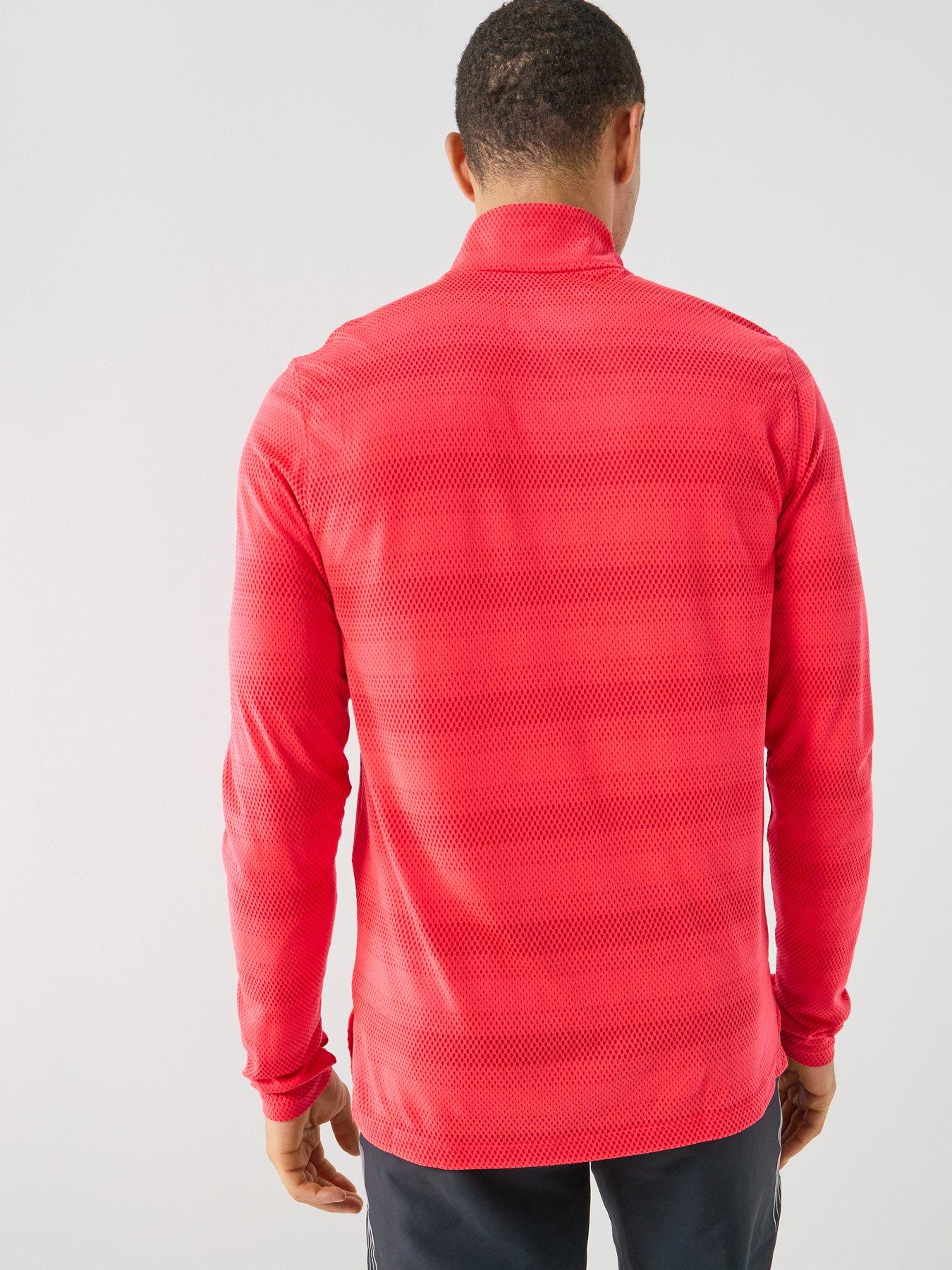 under-armour-mens-running-velociti-14-zip-redstillFront