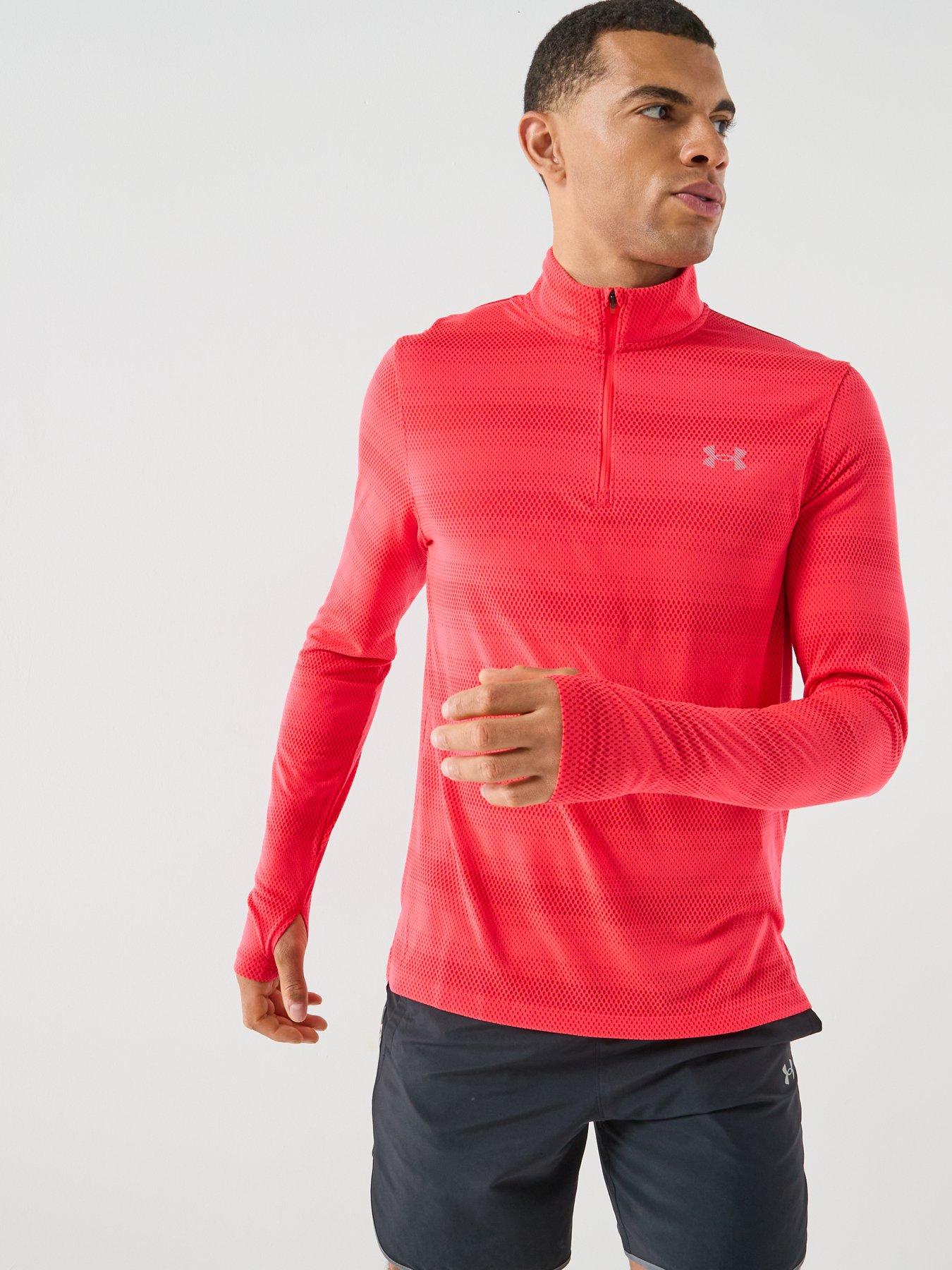 under-armour-mens-running-velociti-14-zip-reddetail