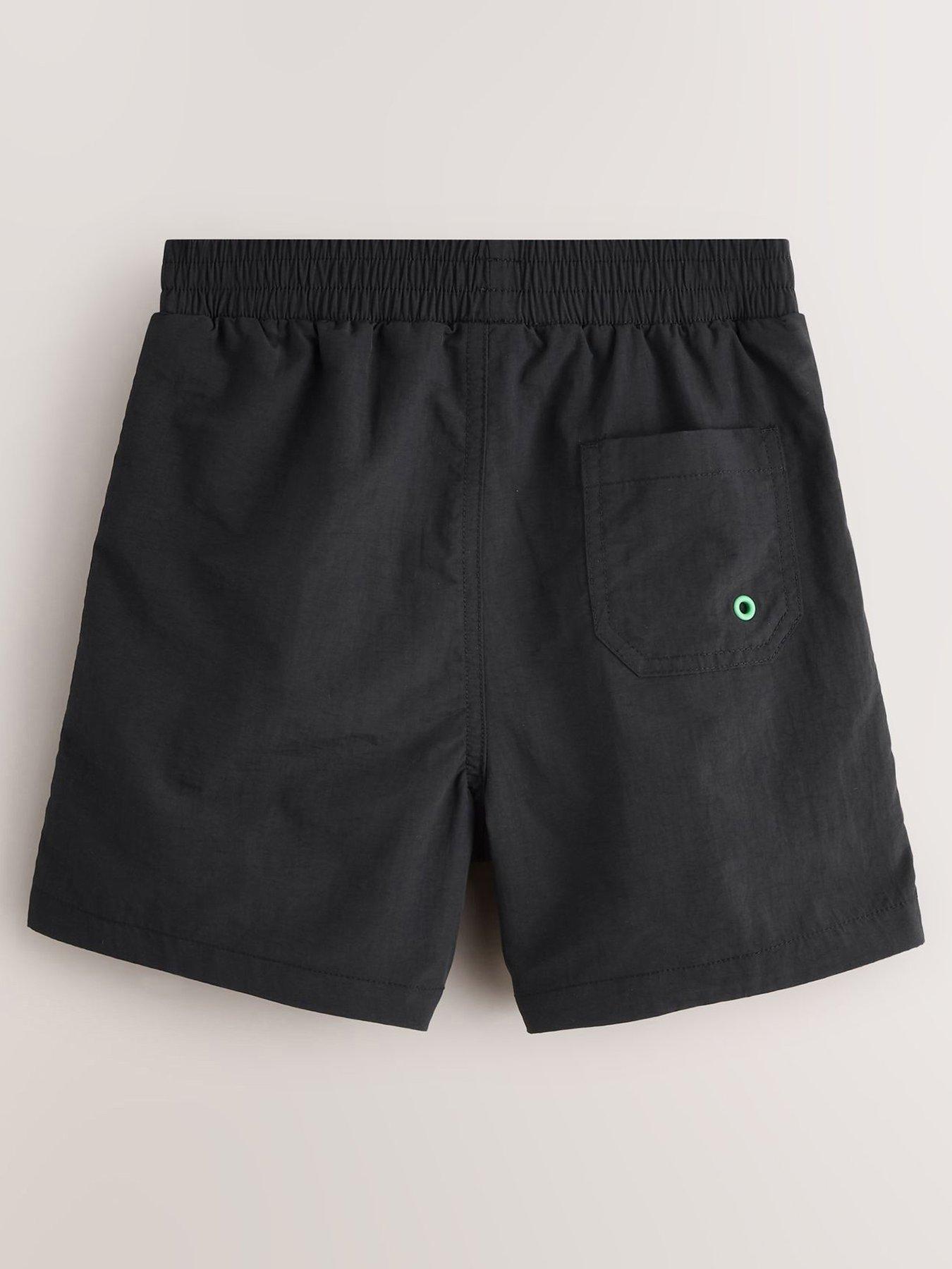 Image 2 of 5 of smALLSAINTS Older Boys Orlando Swim Shorts - Black