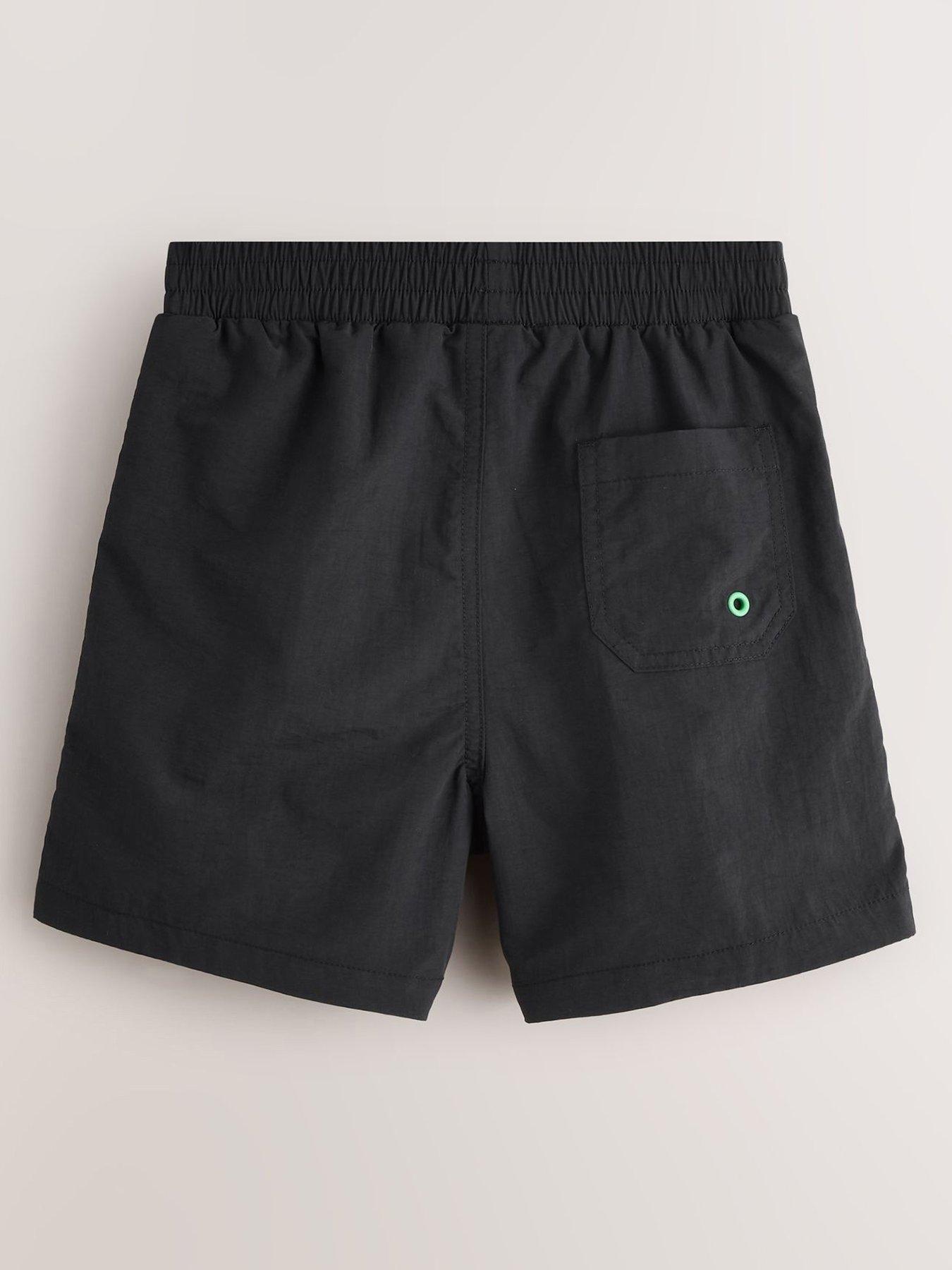 Image 3 of 5 of smALLSAINTS Older Boys Orlando Swim Shorts - Black