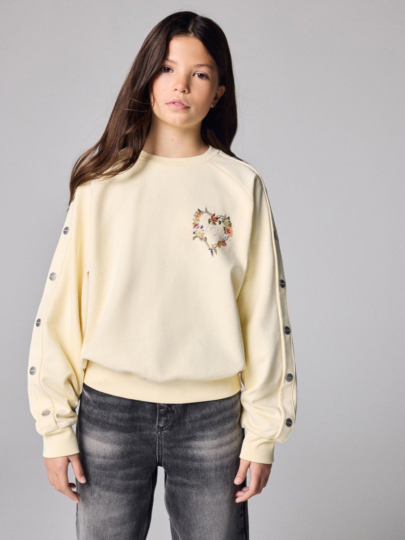smallsaints-older-girls-popper-sweatshirt-yellow