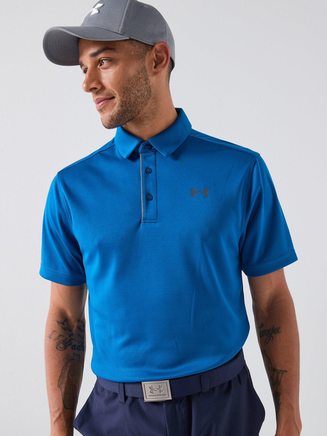 under-armour-mens-golf-tech-short-sleeve-polo-blue