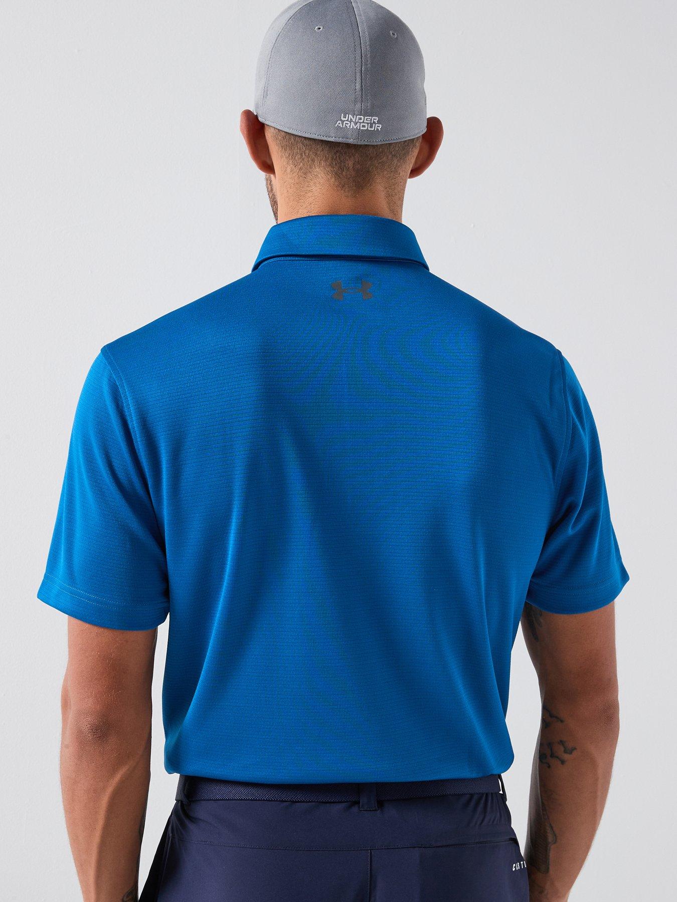 under-armour-mens-golf-tech-short-sleeve-polo-bluestillFront