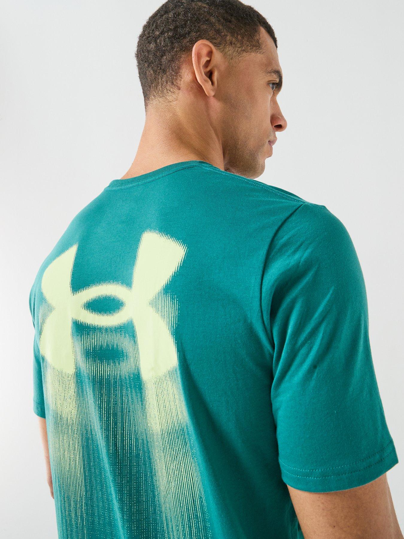 under-armour-mens-training-branded-short-sleeve-t-shirt-greenstillFront