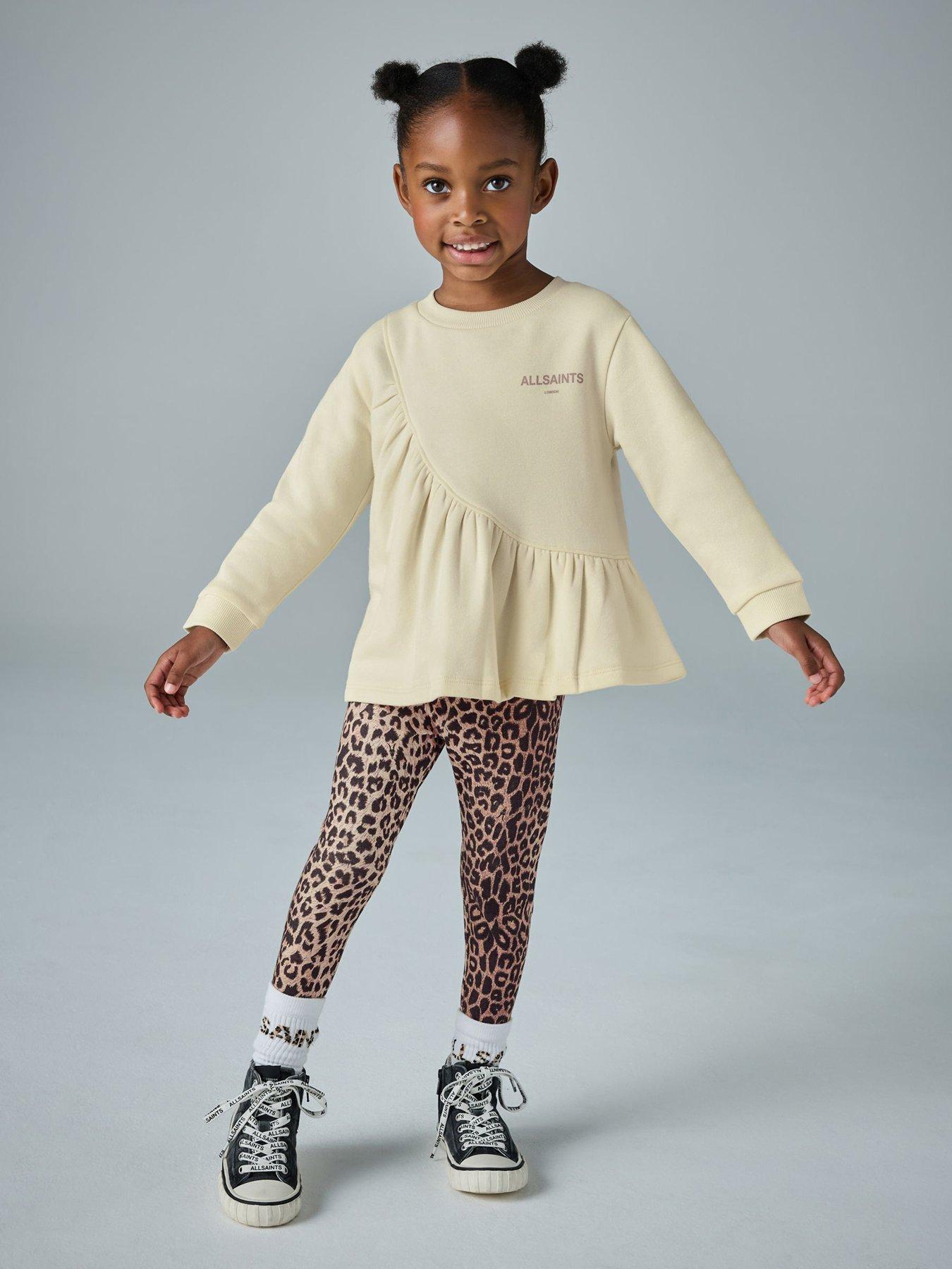 smALLSAINTS Girls Ruched Top Set - Light Yellow