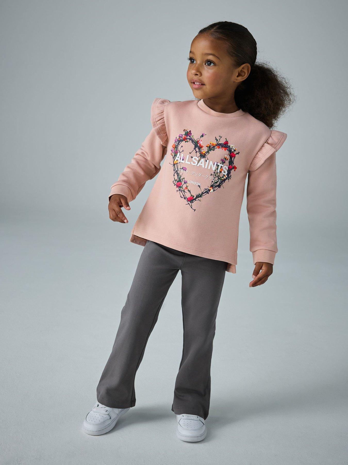 smALLSAINTS Girls Heart Top Set - Pink