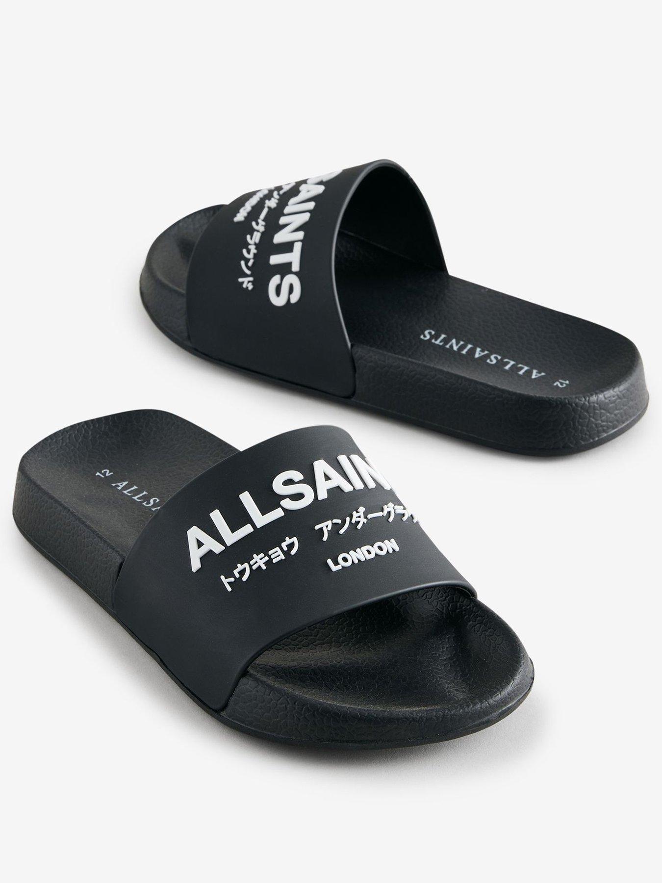Image 2 of 5 of smALLSAINTS Older Boys Logo Sliders - Black