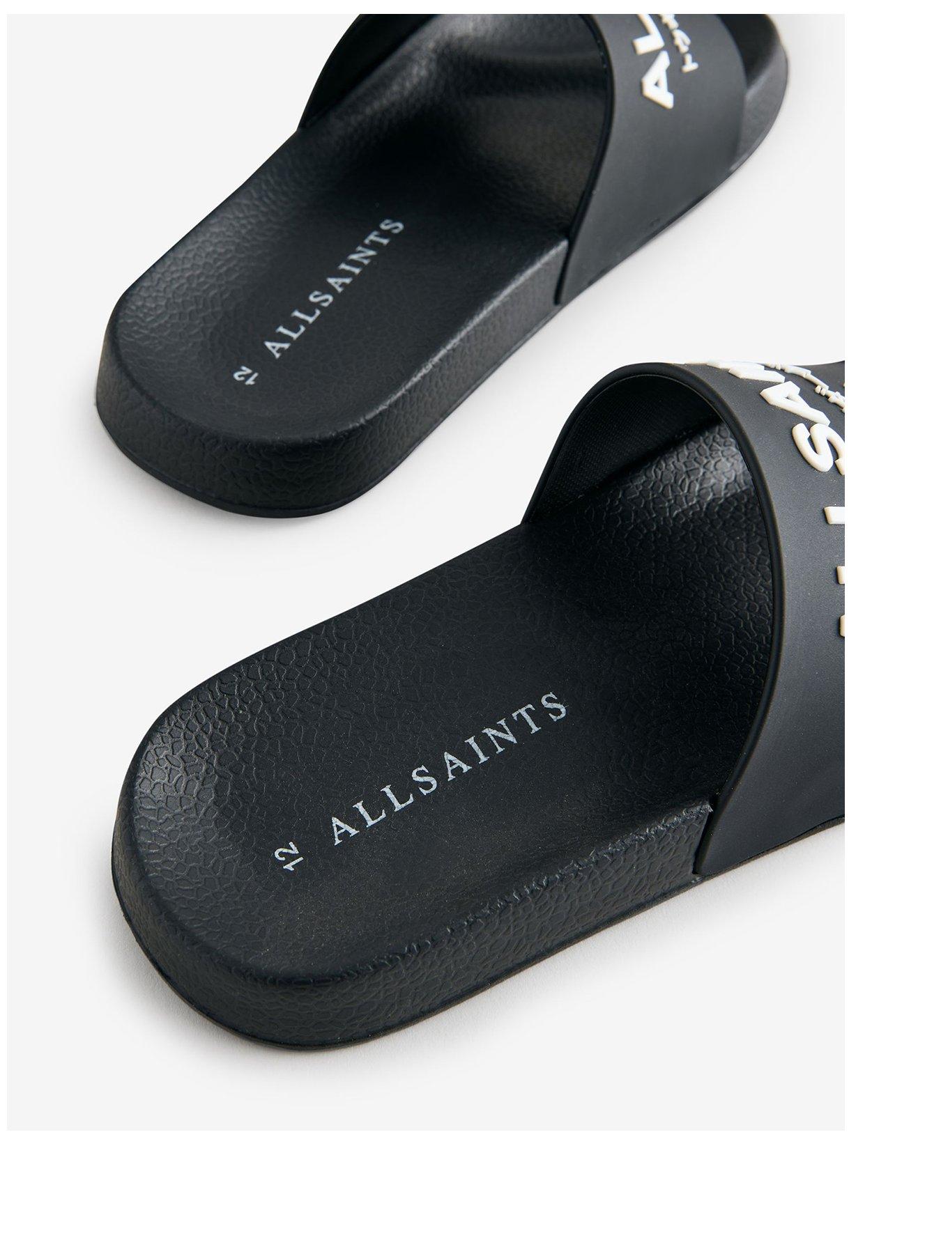 Image 3 of 5 of smALLSAINTS Older Boys Logo Sliders - Black