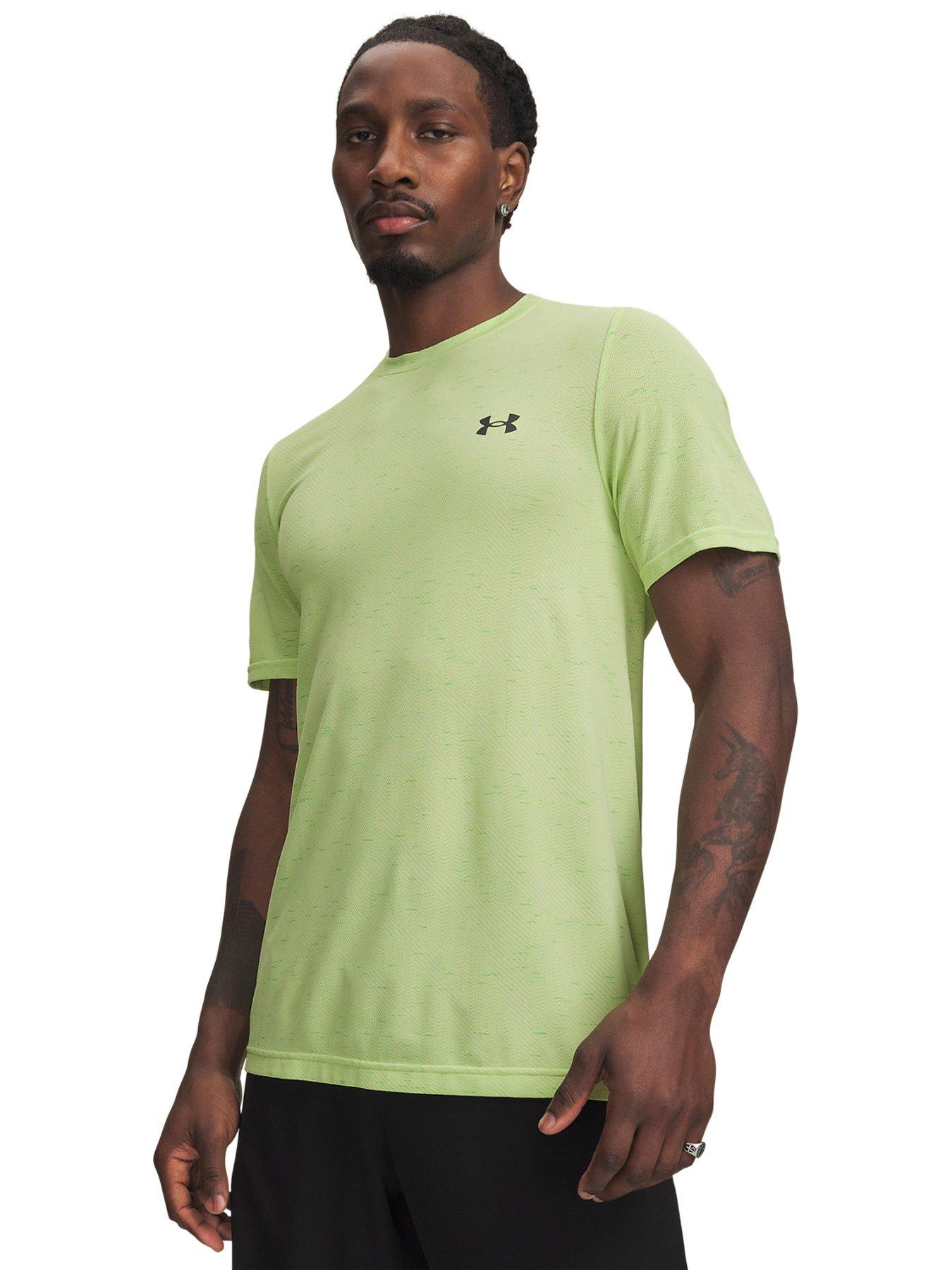 UNDER ARMOUR Mens Training Vanish Seamless Short Sleeve T-shirt - Green