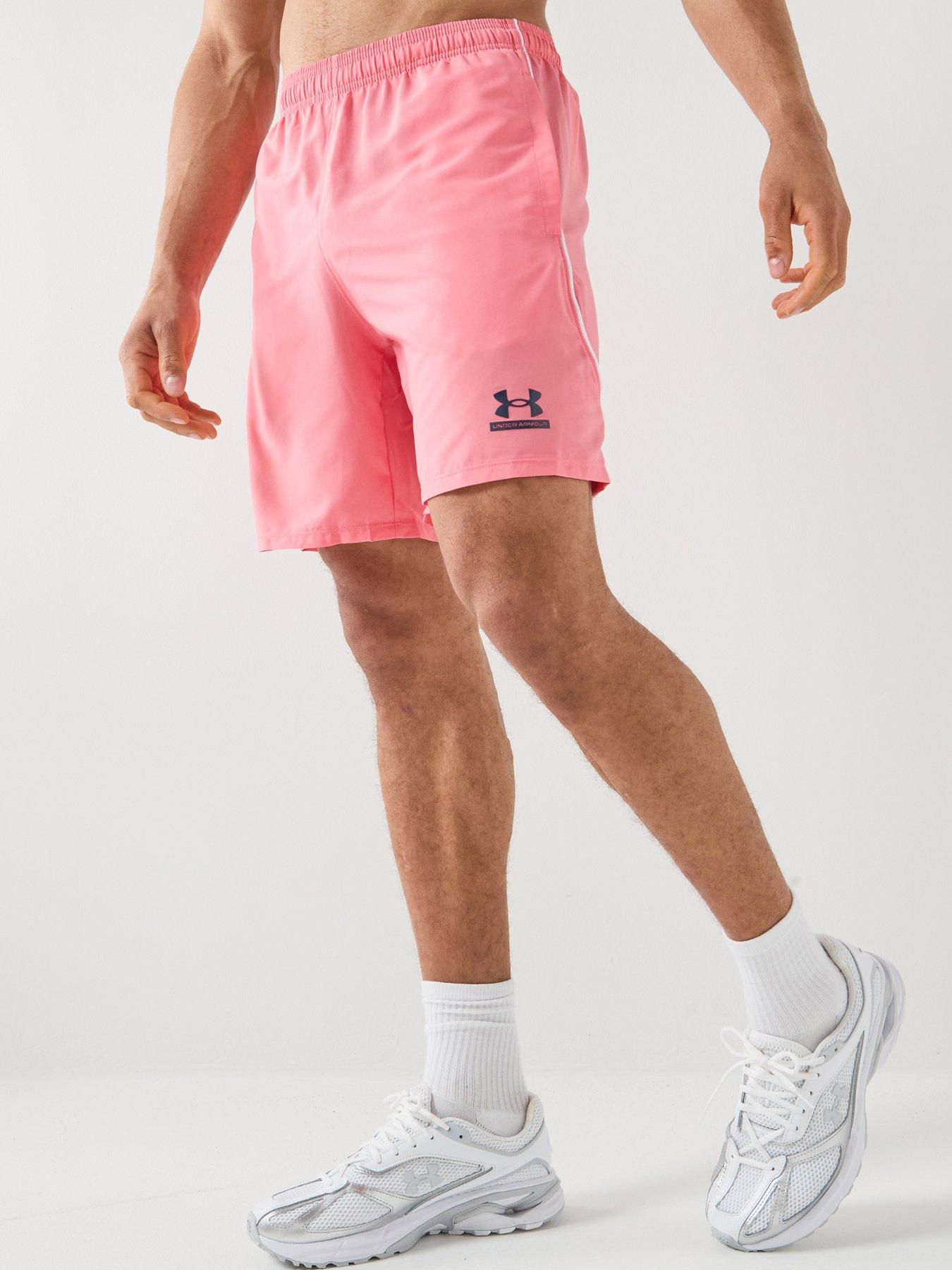 Image 1 of 3 of UNDER ARMOUR Mens Training Tech Short - Pink