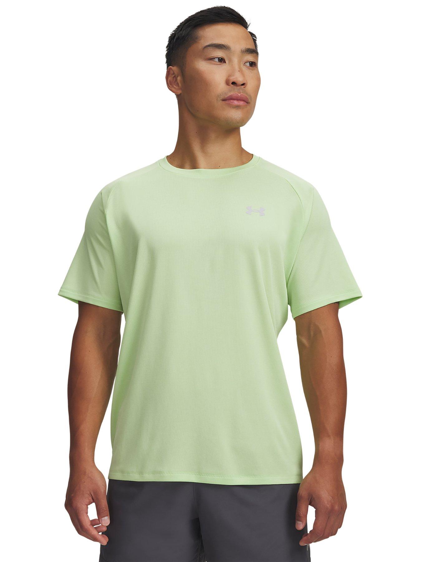 Image 1 of 3 of UNDER ARMOUR Mens Training Tech 2.0 Short Sleeve Crew T-shirt - Green