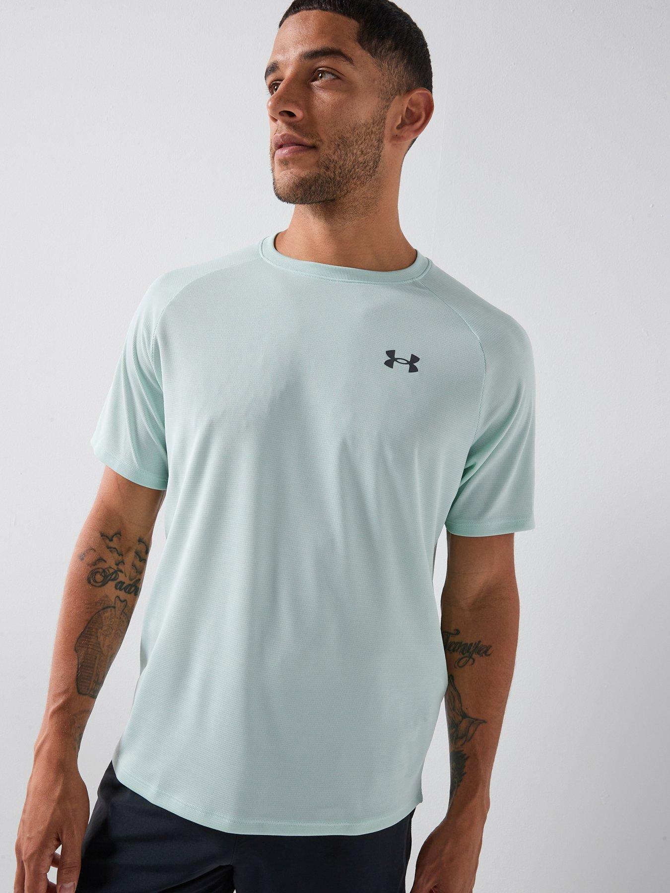 under-armour-mens-training-tech-short-sleeve-crew-greenfront
