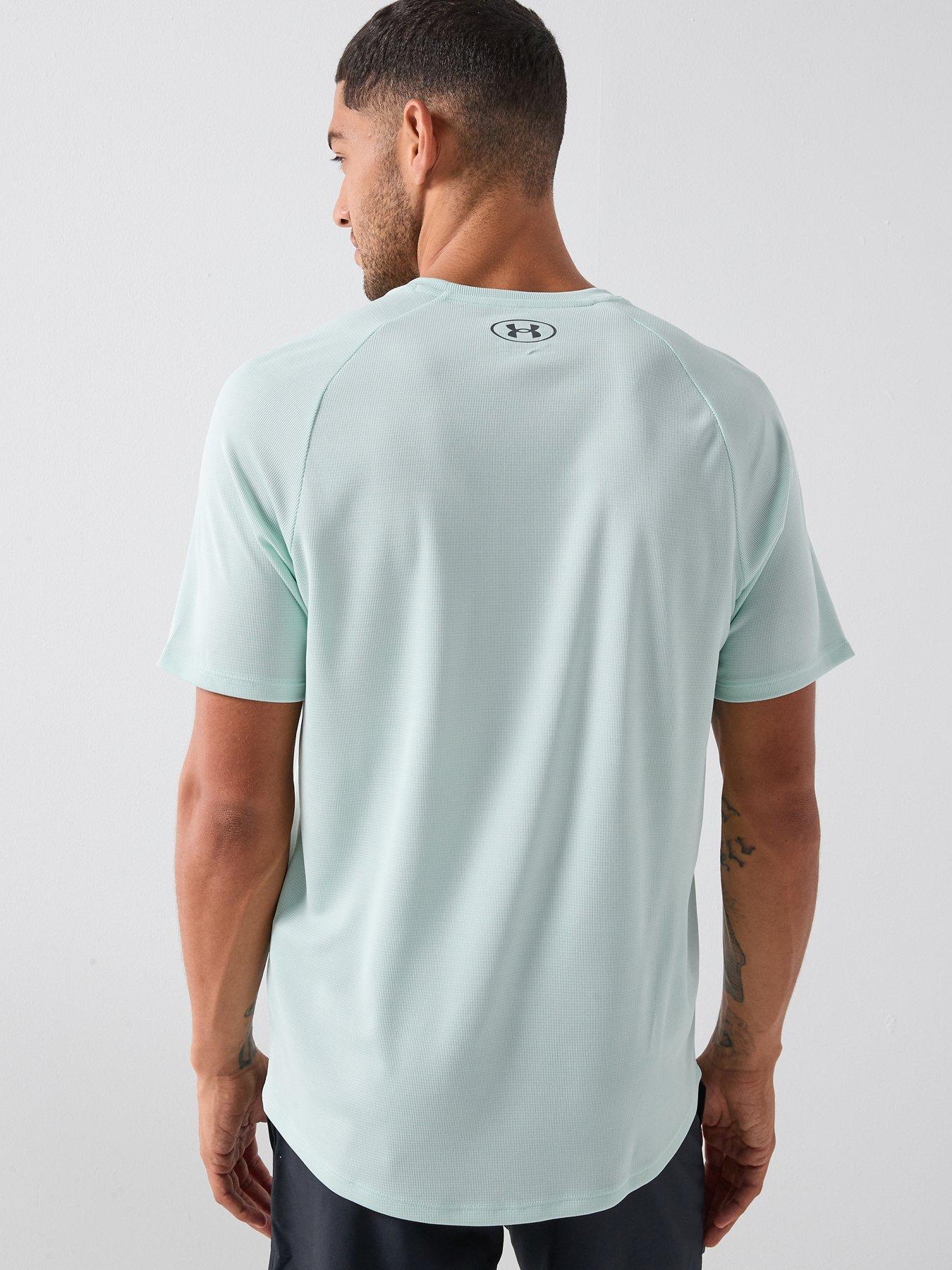 under-armour-mens-training-tech-short-sleeve-crew-greenstillFront