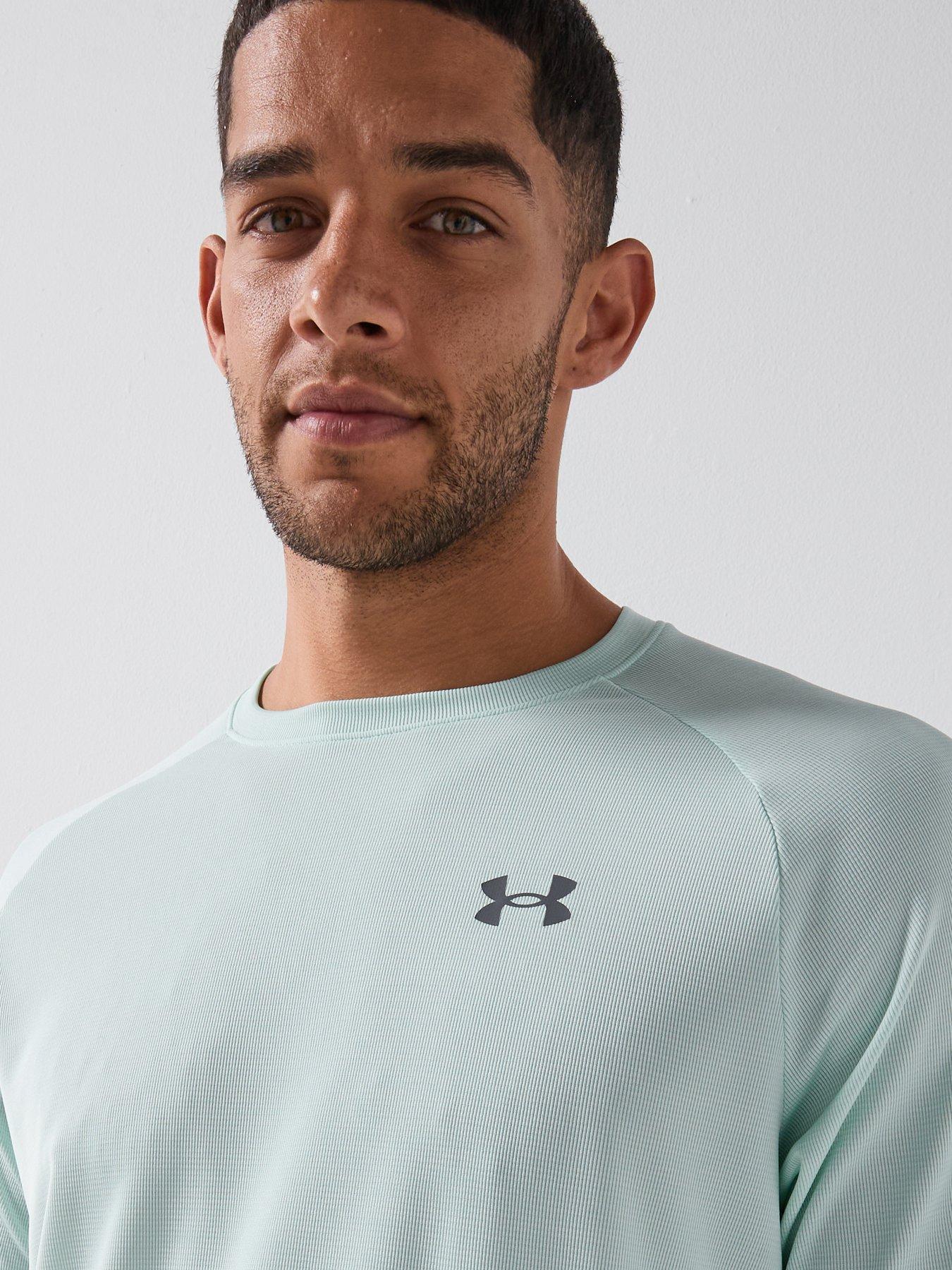 under-armour-mens-training-tech-short-sleeve-crew-greenoutfit