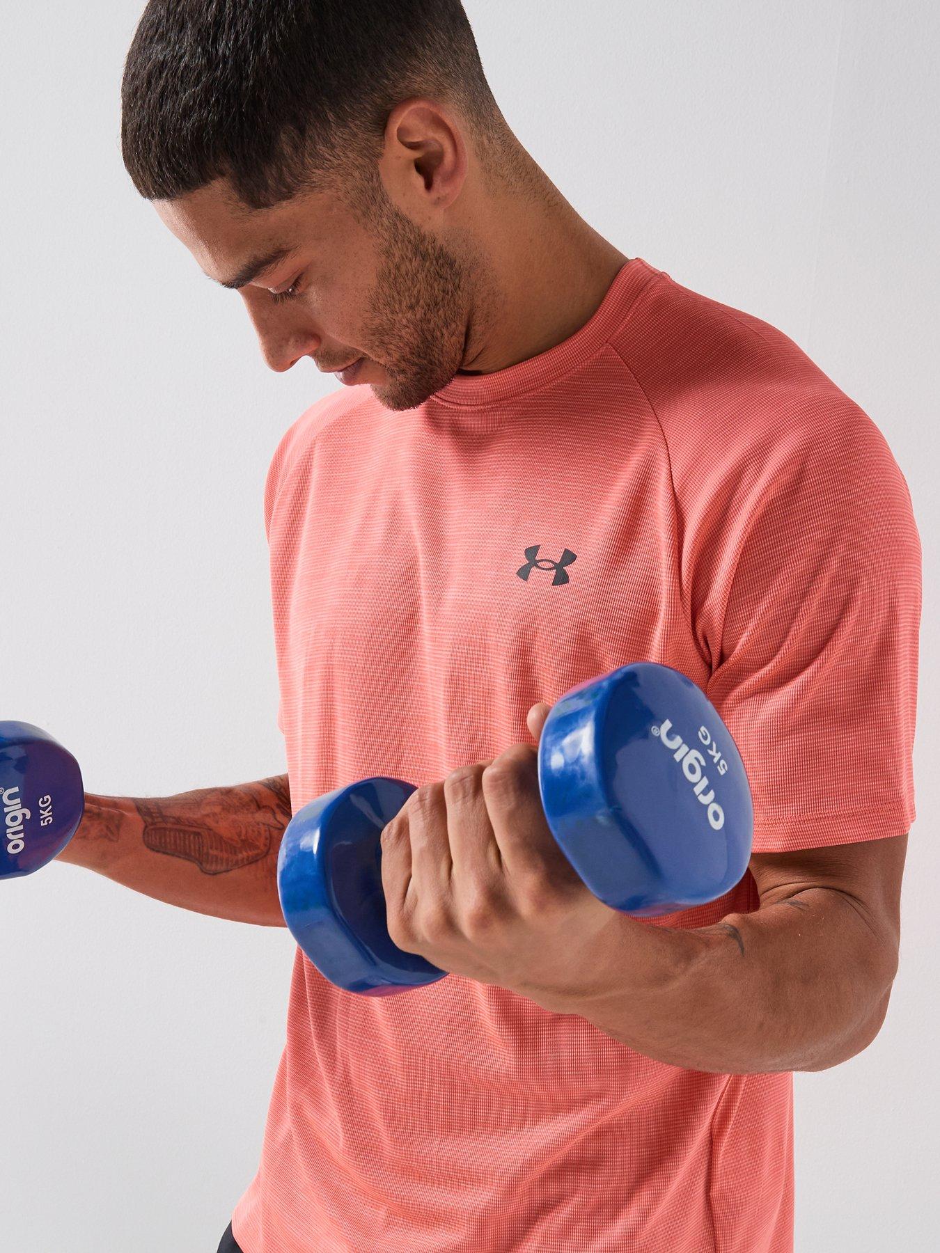 Image 3 of 3 of UNDER ARMOUR Mens Training Tech Short Sleeve Crew - Red