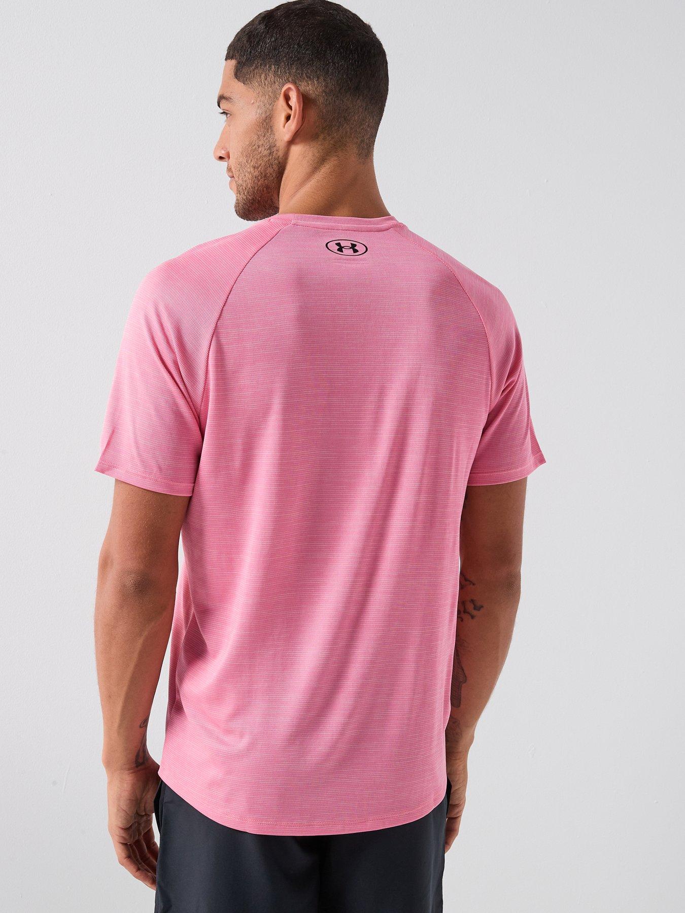 under-armour-mens-training-tech-short-sleeve-crew-pinkstillFront