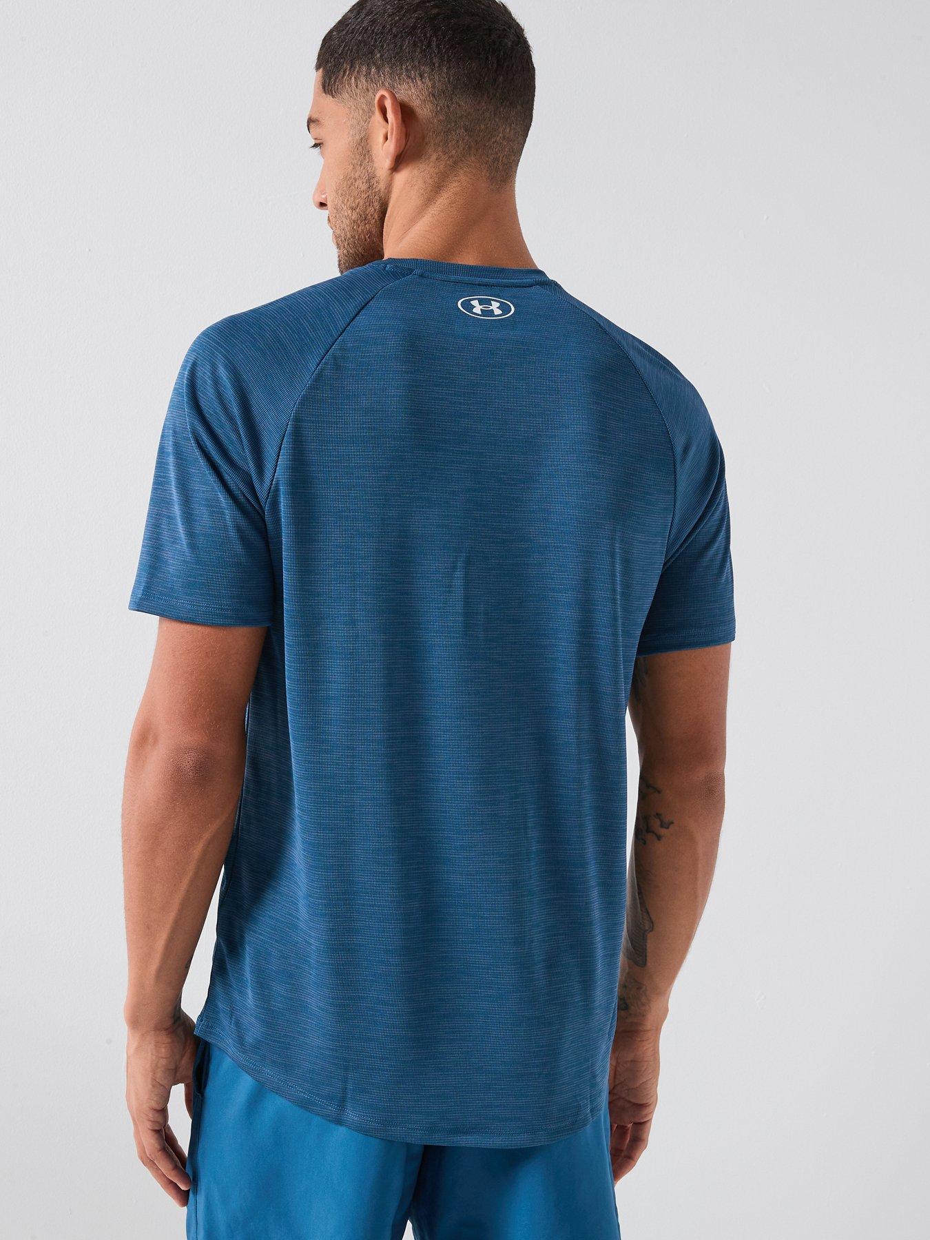Image 2 of 6 of UNDER ARMOUR Mens Training Tech Short Sleeve Crew - White
