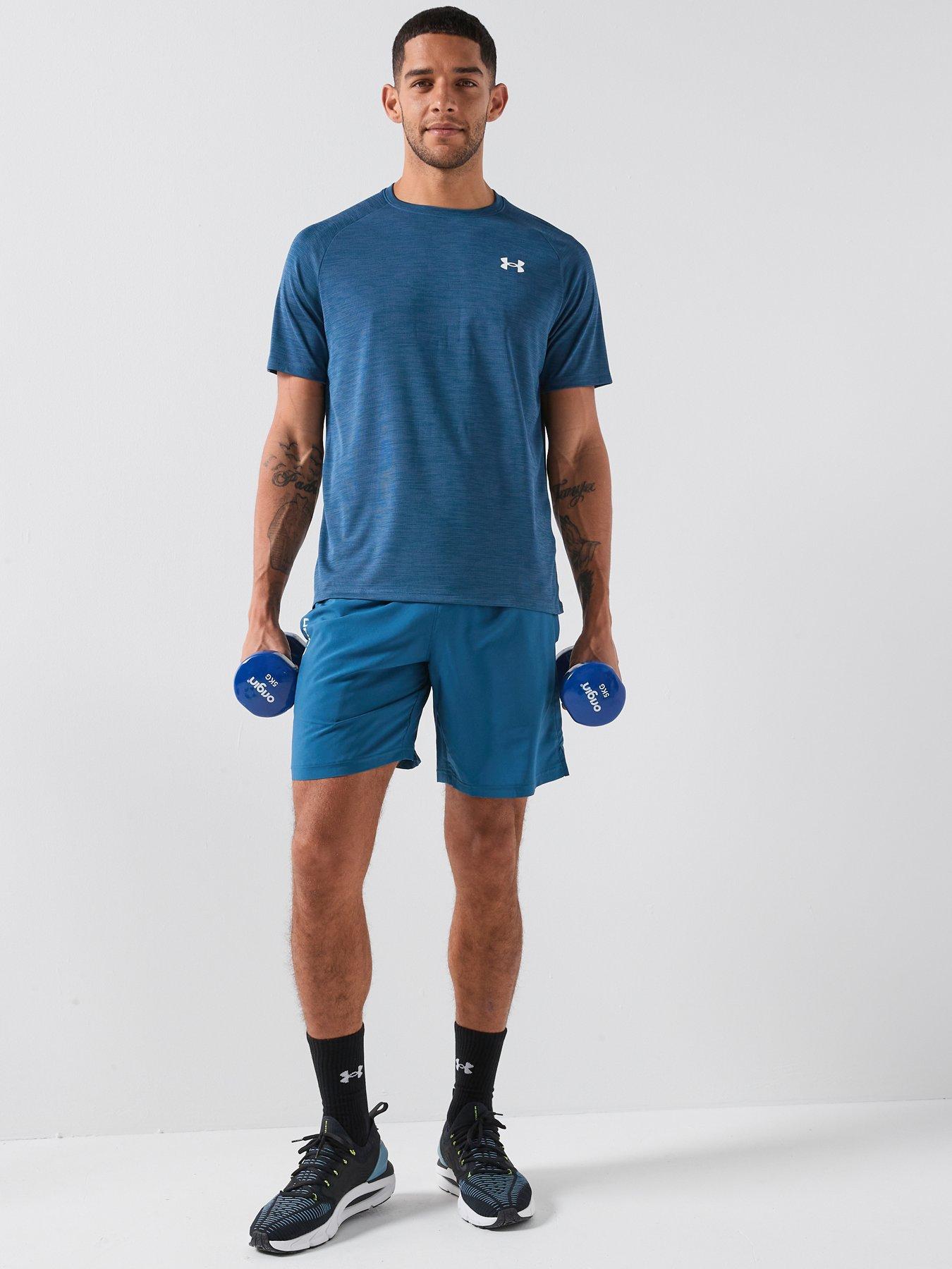 Image 3 of 6 of UNDER ARMOUR Mens Training Tech Short Sleeve Crew - White