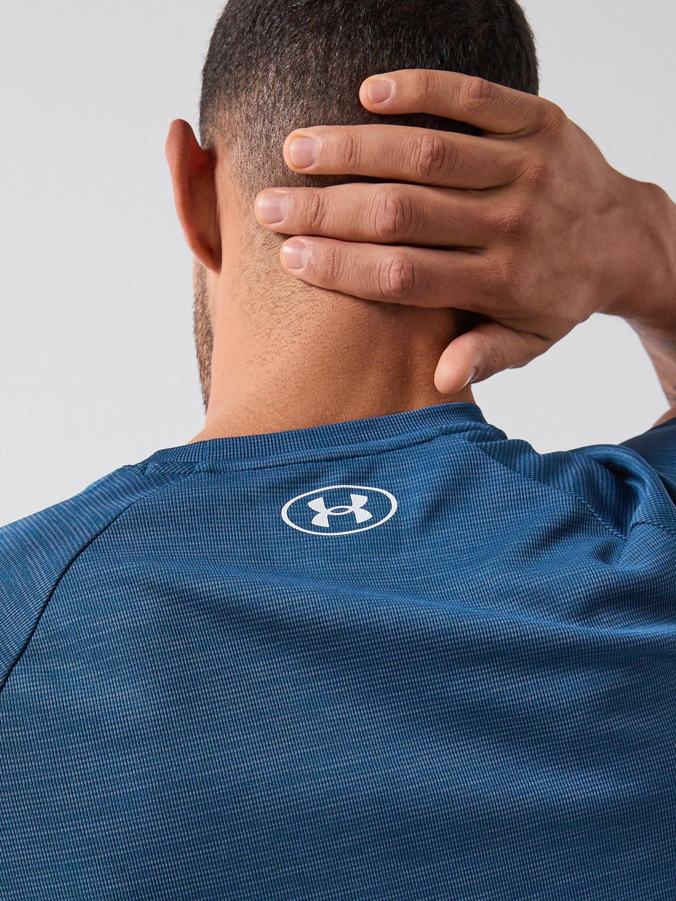 Image 6 of 6 of UNDER ARMOUR Mens Training Tech Short Sleeve Crew - White