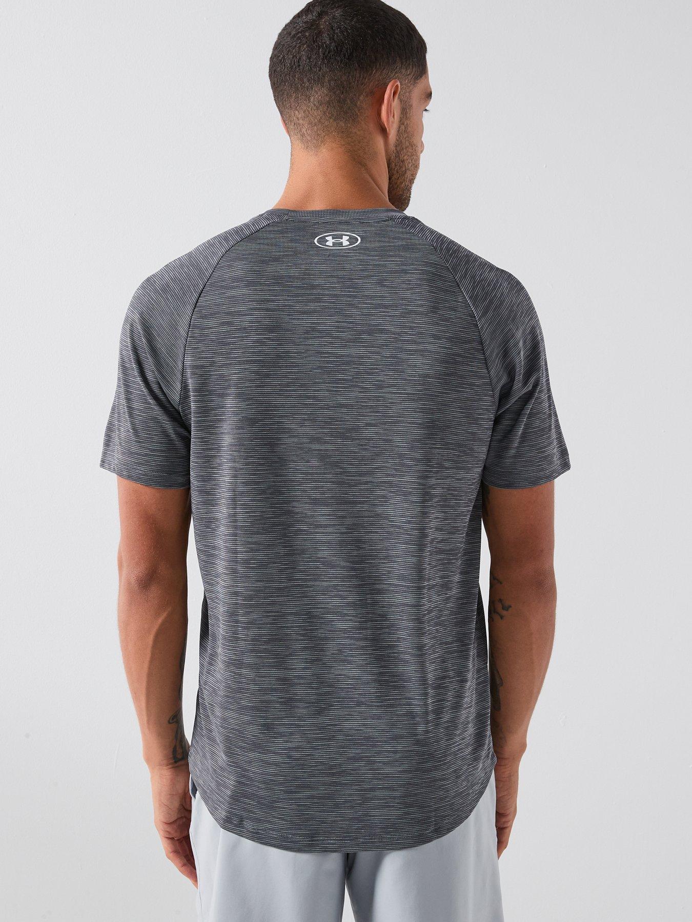 under-armour-mens-training-tech-short-sleeve-crew-greystillFront