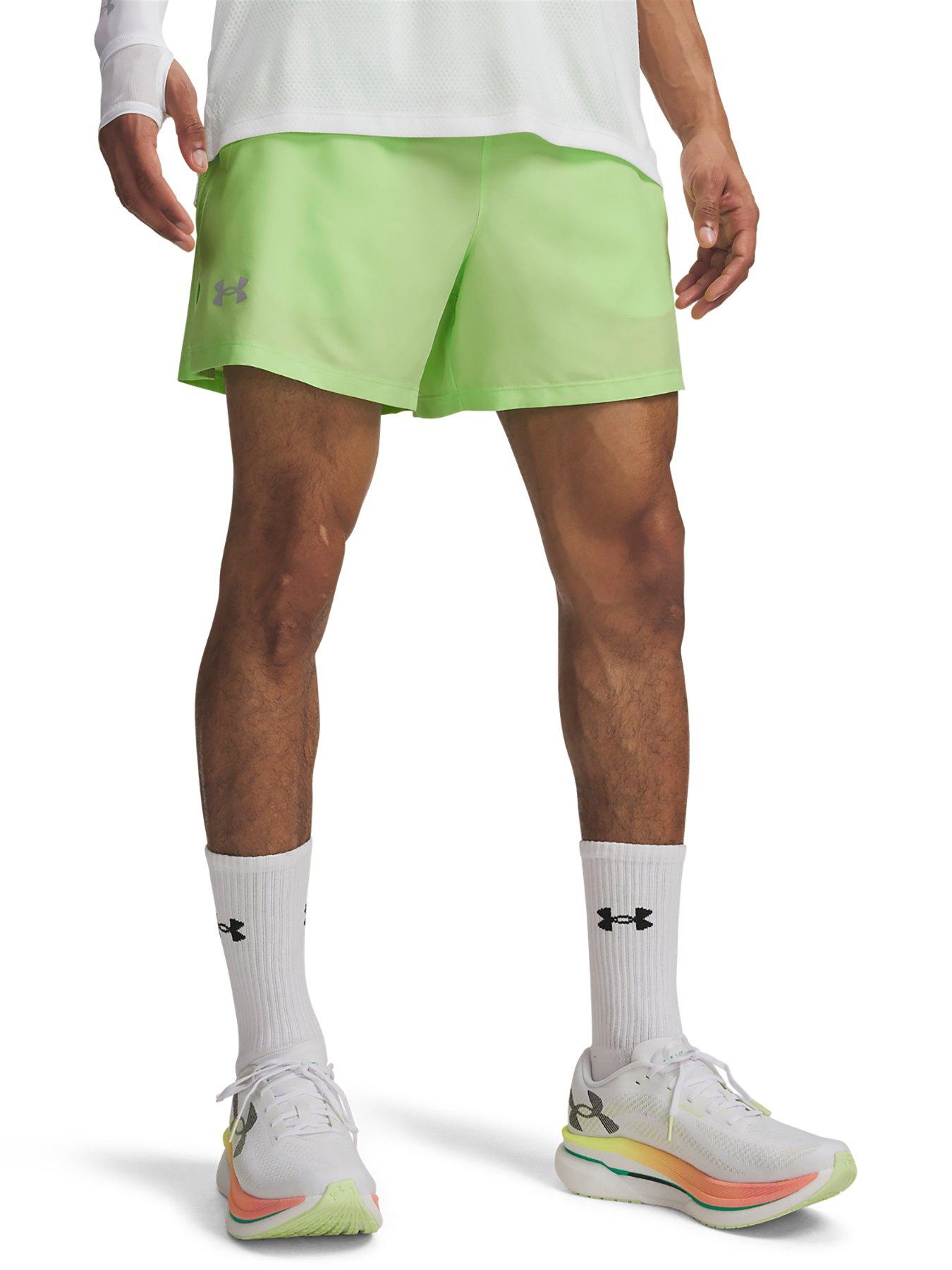 UNDER ARMOUR Mens Running Launch 5" Short - Green