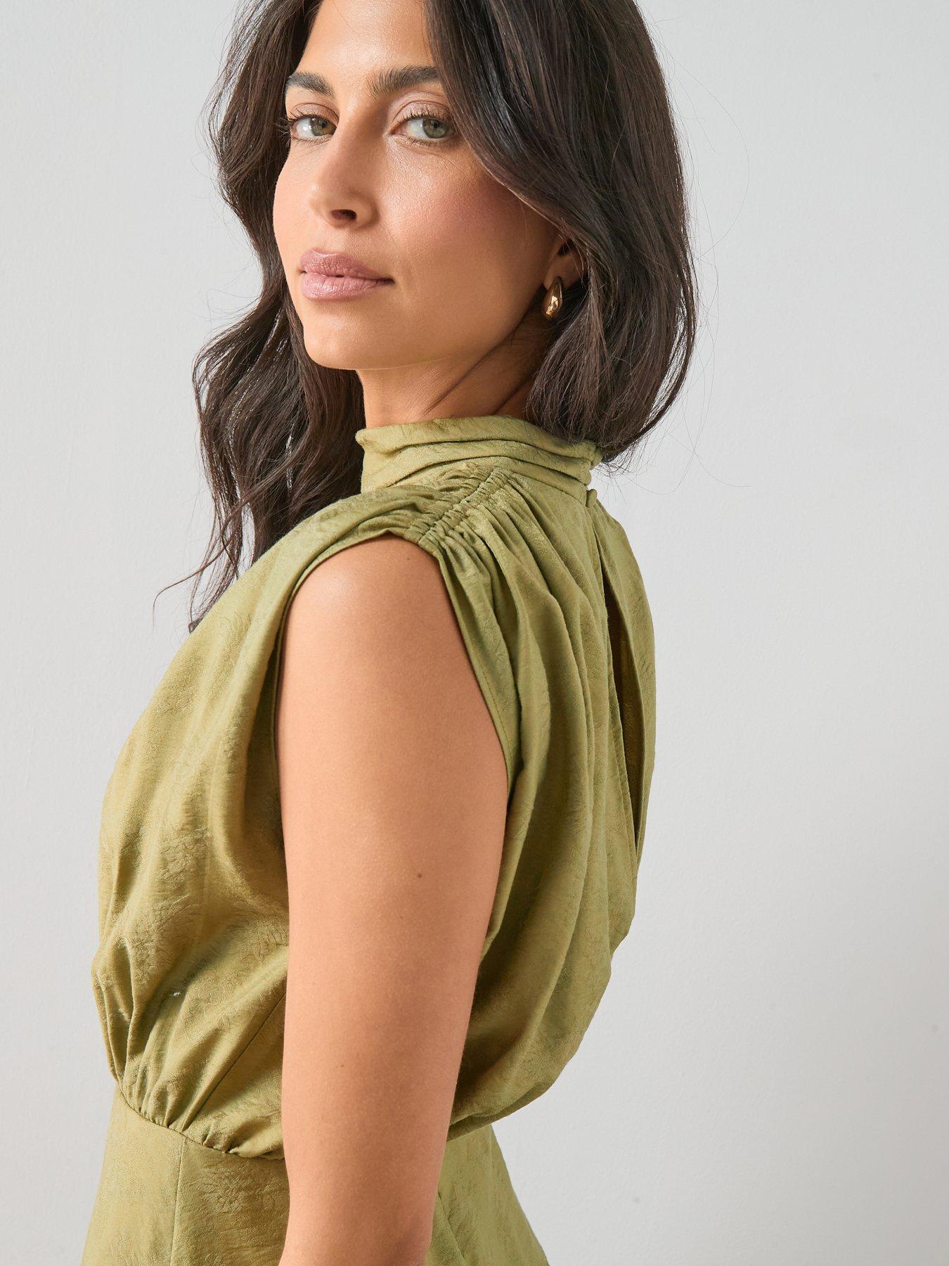 the-very-collection-jacquard-panelled-sleeveless-mini-dress-creamdetail