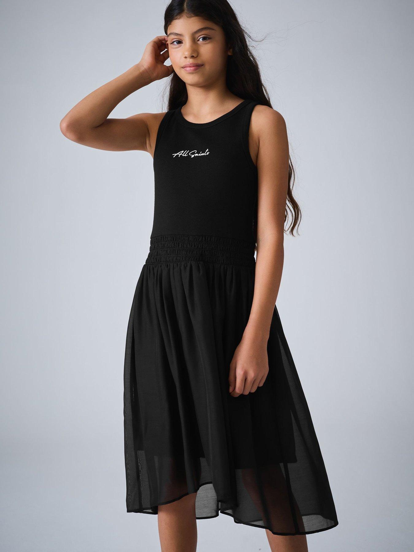 smALLSAINTS Older Girls Zenia Sleeveless Dress - Black