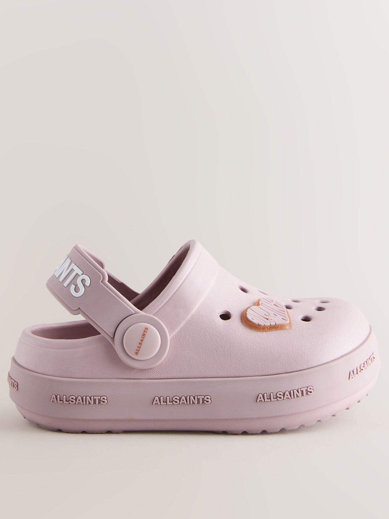 smALLSAINTS Younger Girls Heart Clog Shoes - Pink