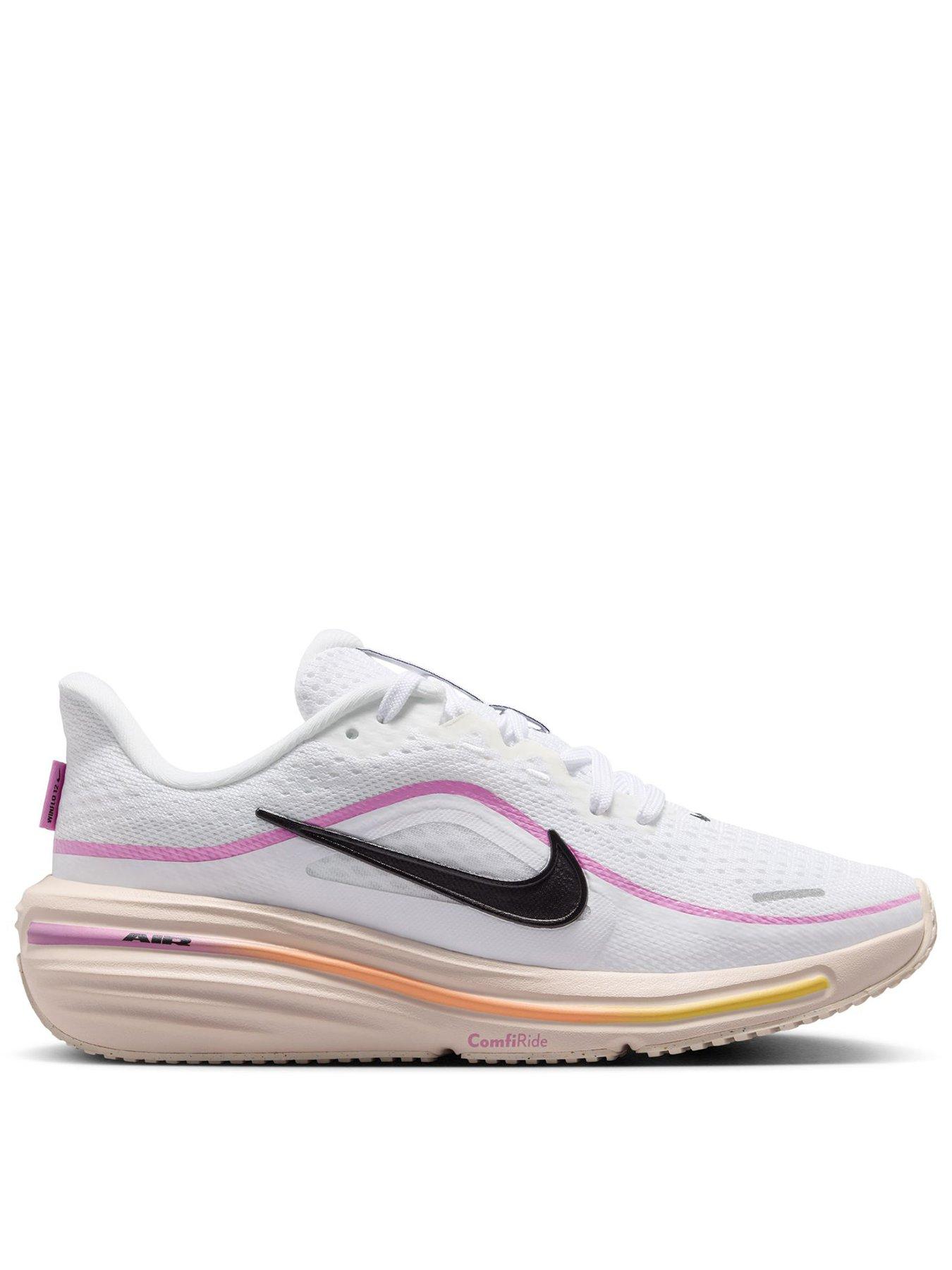 Nike Big Kids' Running Winflo 12 Trainers - White in White/Black-Lt Magenta-Chalk