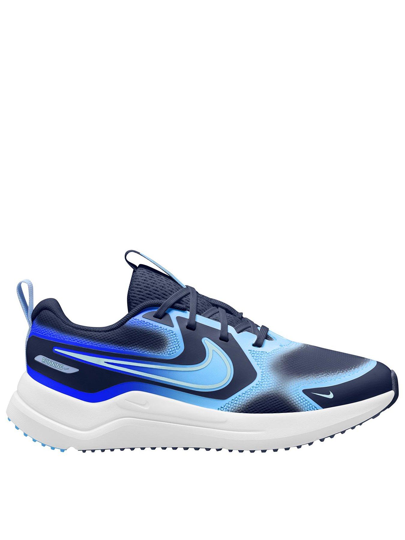 Nike Big Kids' Road Running Cosmic Runner Trainers - Navy in Navy/Glacier Blue/ Blue