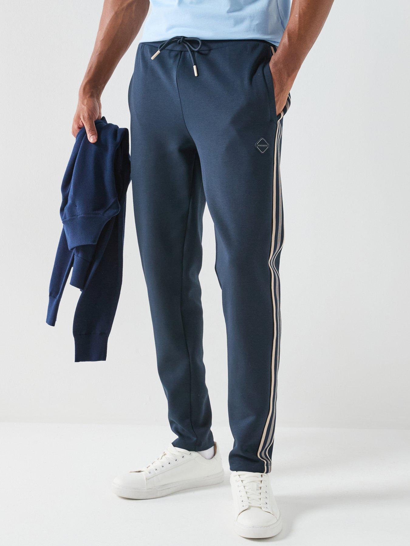 Hackett Hackett Sport Retro Tape Track Joggers - Navy