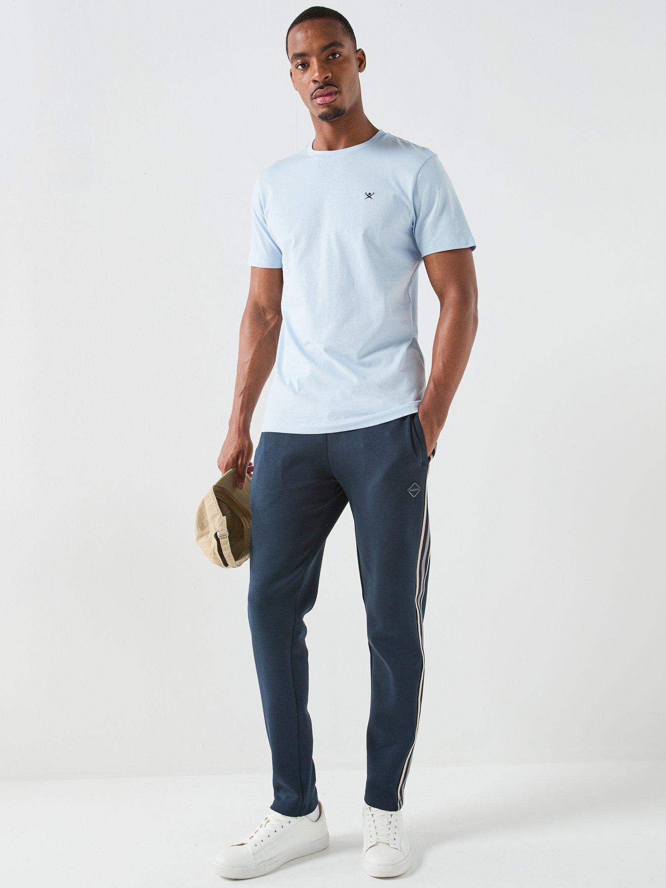 Image 3 of 6 of Hackett Hackett London Chest Logo T-Shirt - Blue