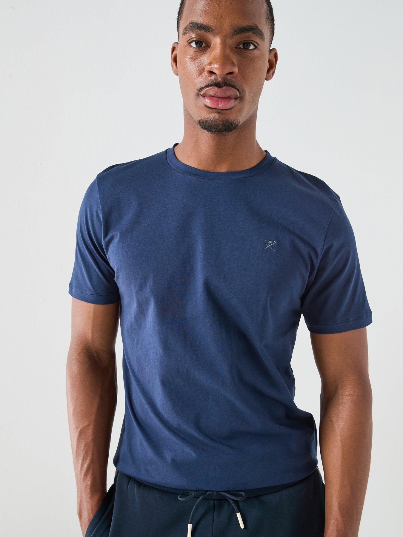 Hackett Hackett London Chest Logo T-Shirt - Blue