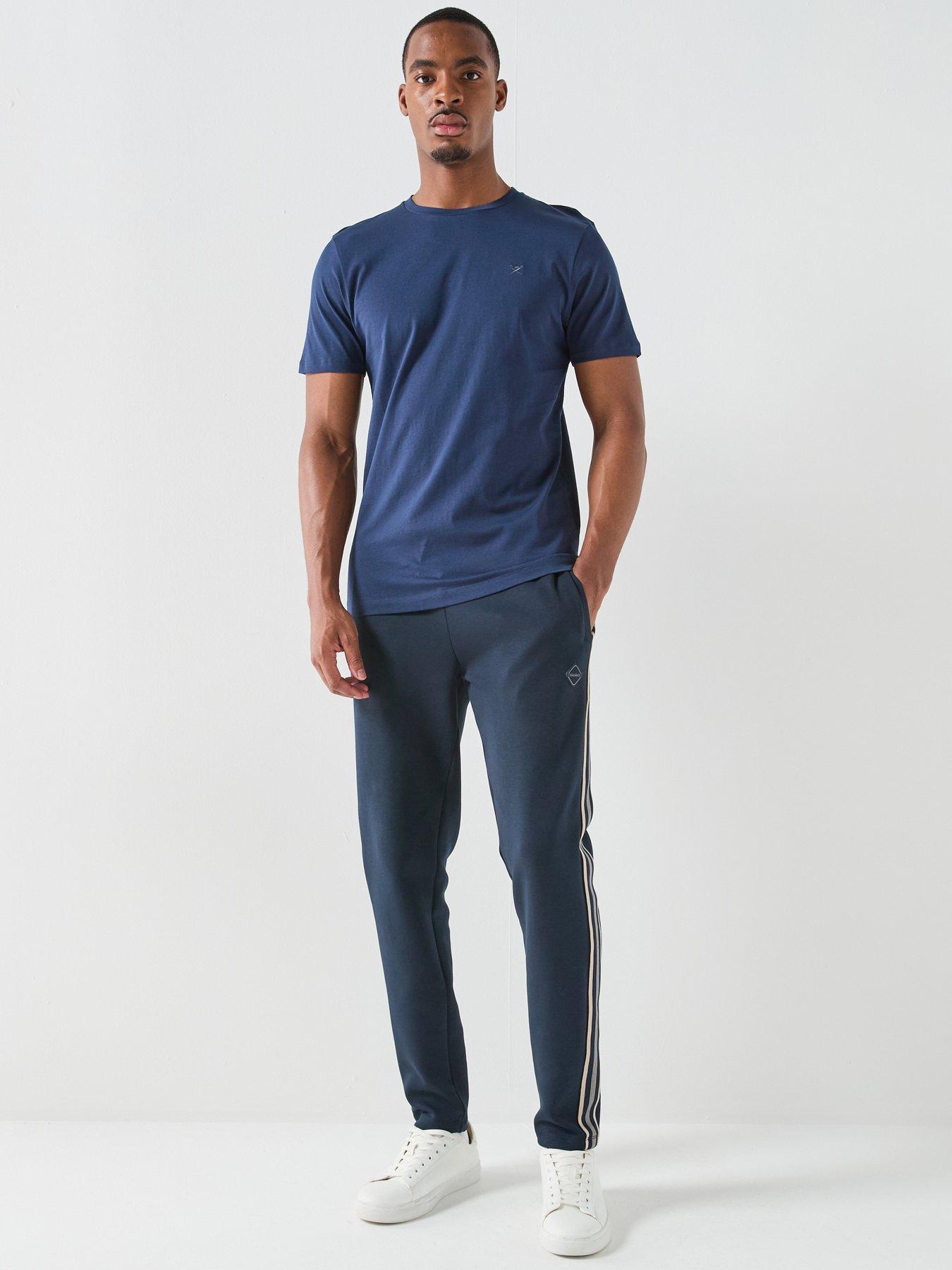 Image 3 of 5 of Hackett Hackett London Chest Logo T-Shirt - Blue