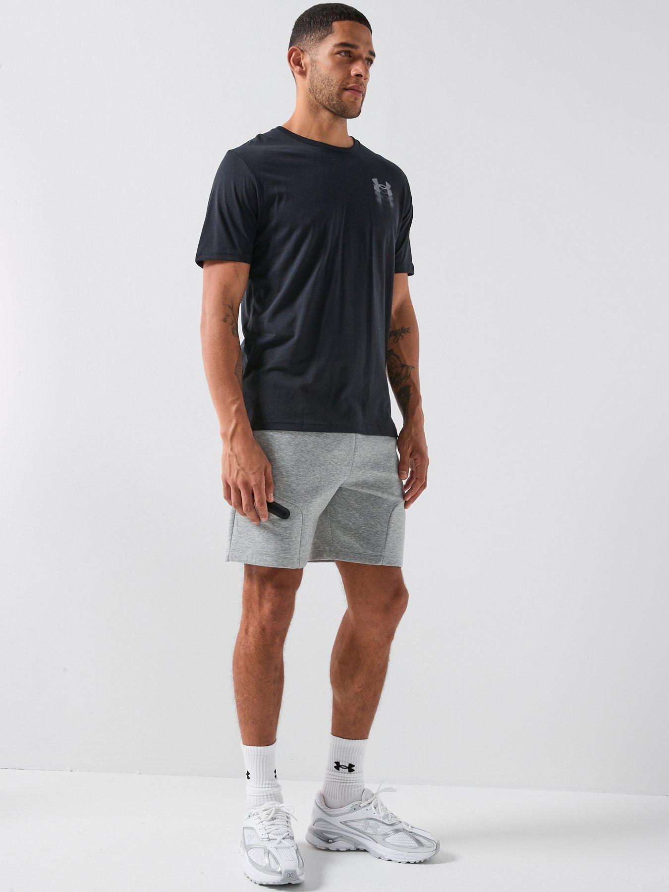 under-armour-mens-training-unstoppable-fleece-short-greydetail