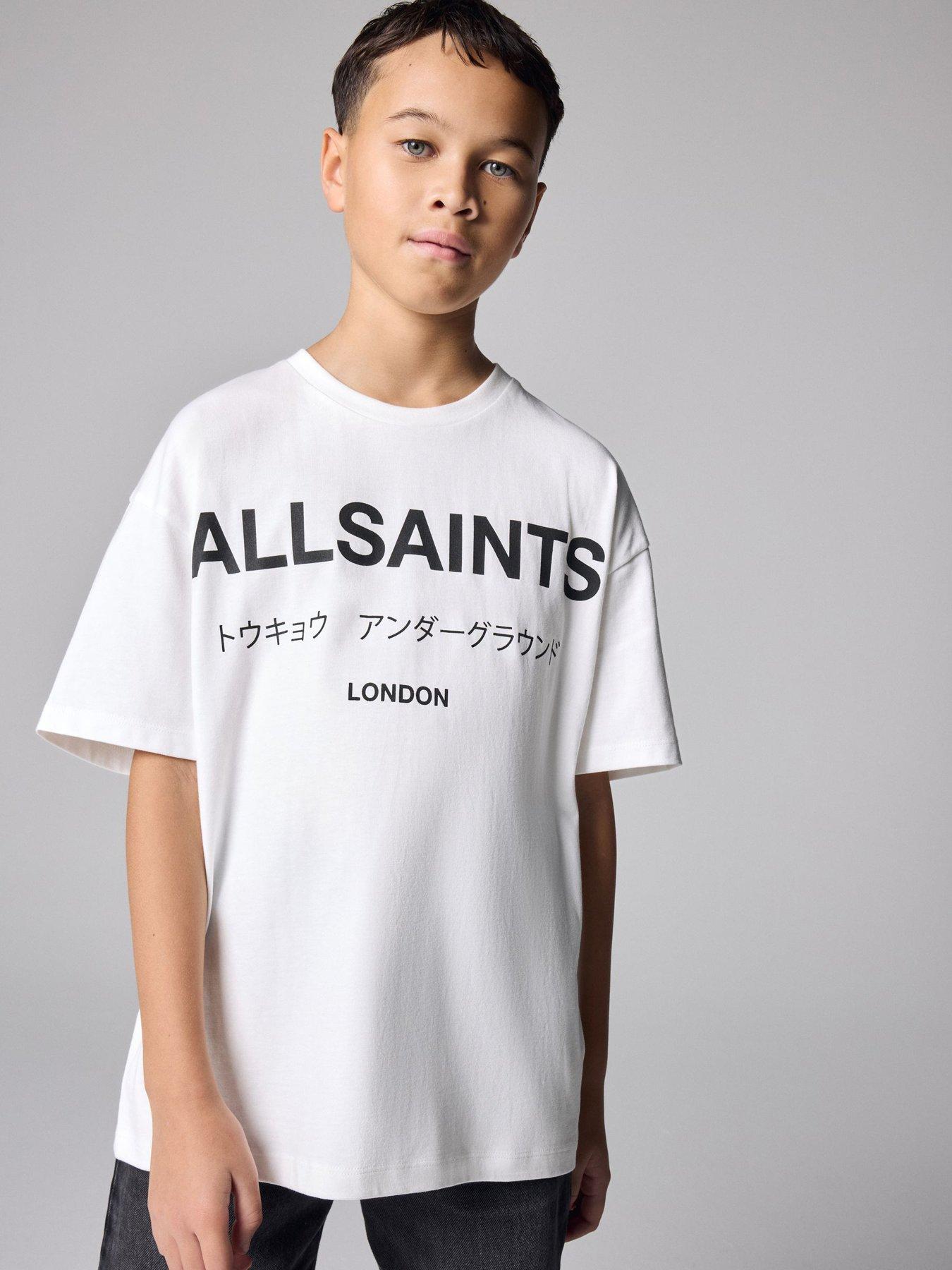 smALLSAINTS Older Boys Back Print Logo T-Shirt - White