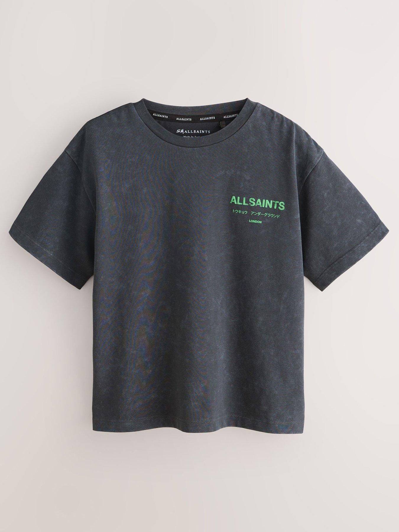 smALLSAINTS Older Boys Underground Graphic Back Print Short Sleeve T-Shirt - Grey