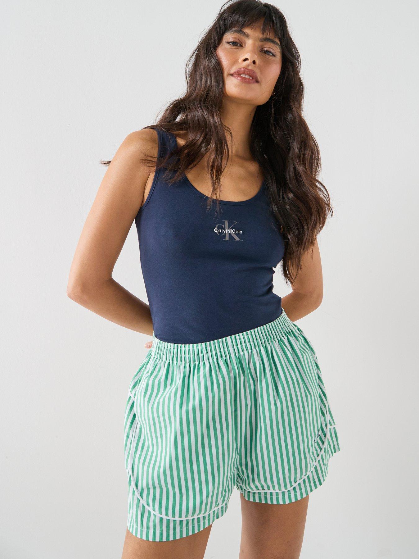 Calvin Klein Logo Tank Top - Blue