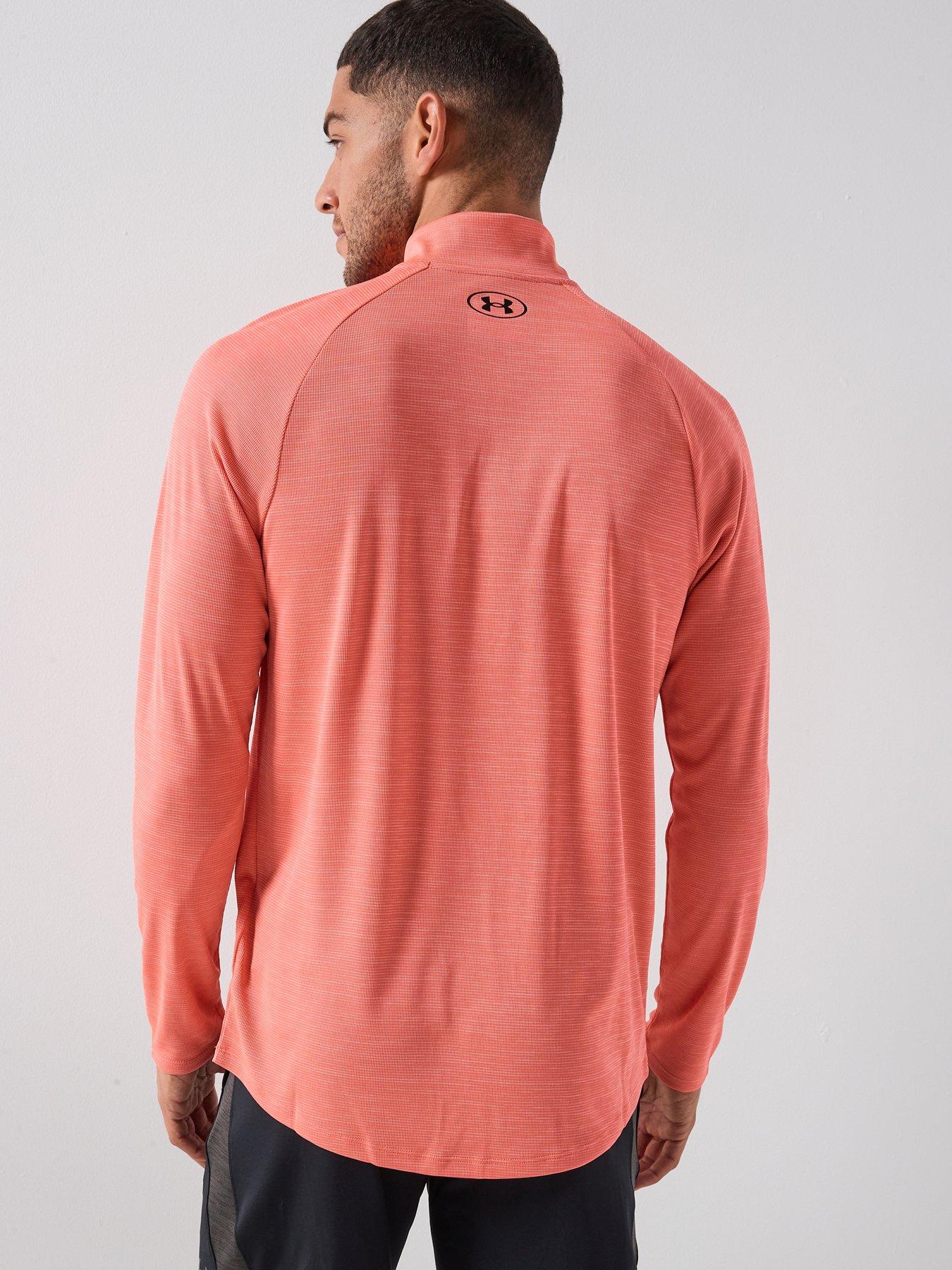 under-armour-mens-training-tech-12-zip-redstillFront