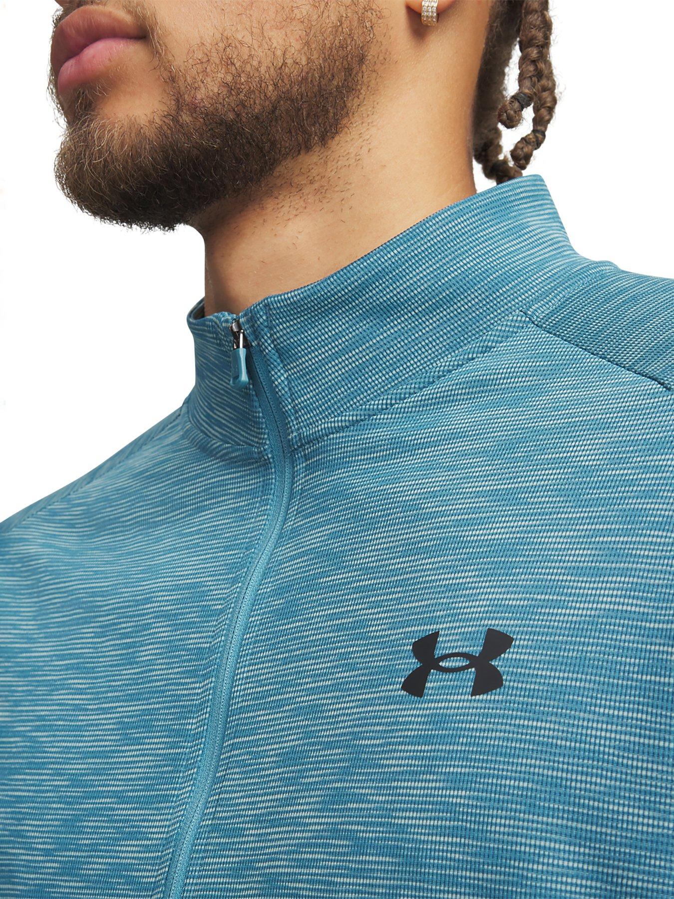 Image 3 of 3 of UNDER ARMOUR Mens Training Tech 1/2 Zip - Blue