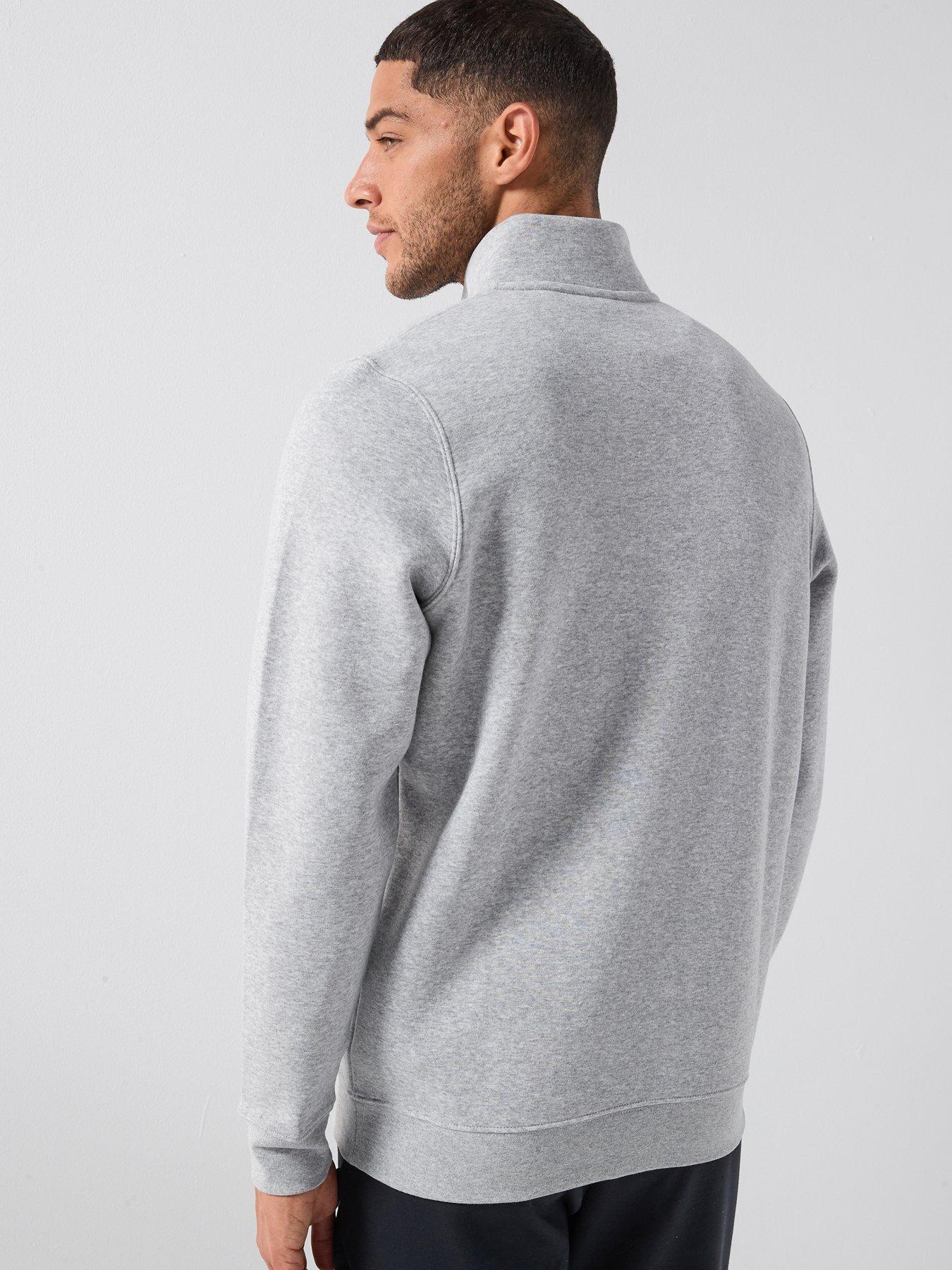 under-armour-mens-training-icon-fleece-14-zip-top-greystillFront